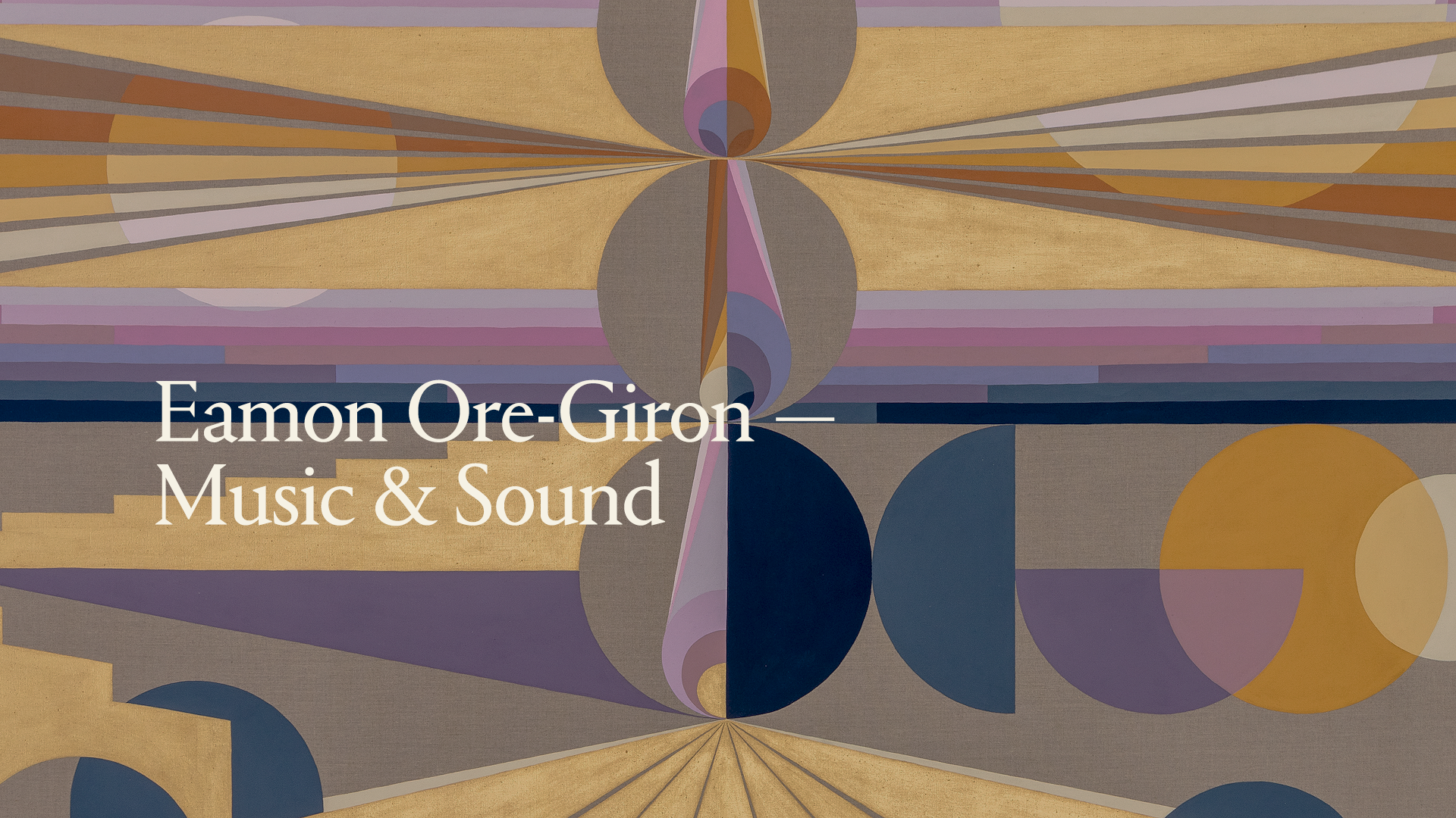 James Cohan Features: Eamon Ore-Giron — Music & Sound