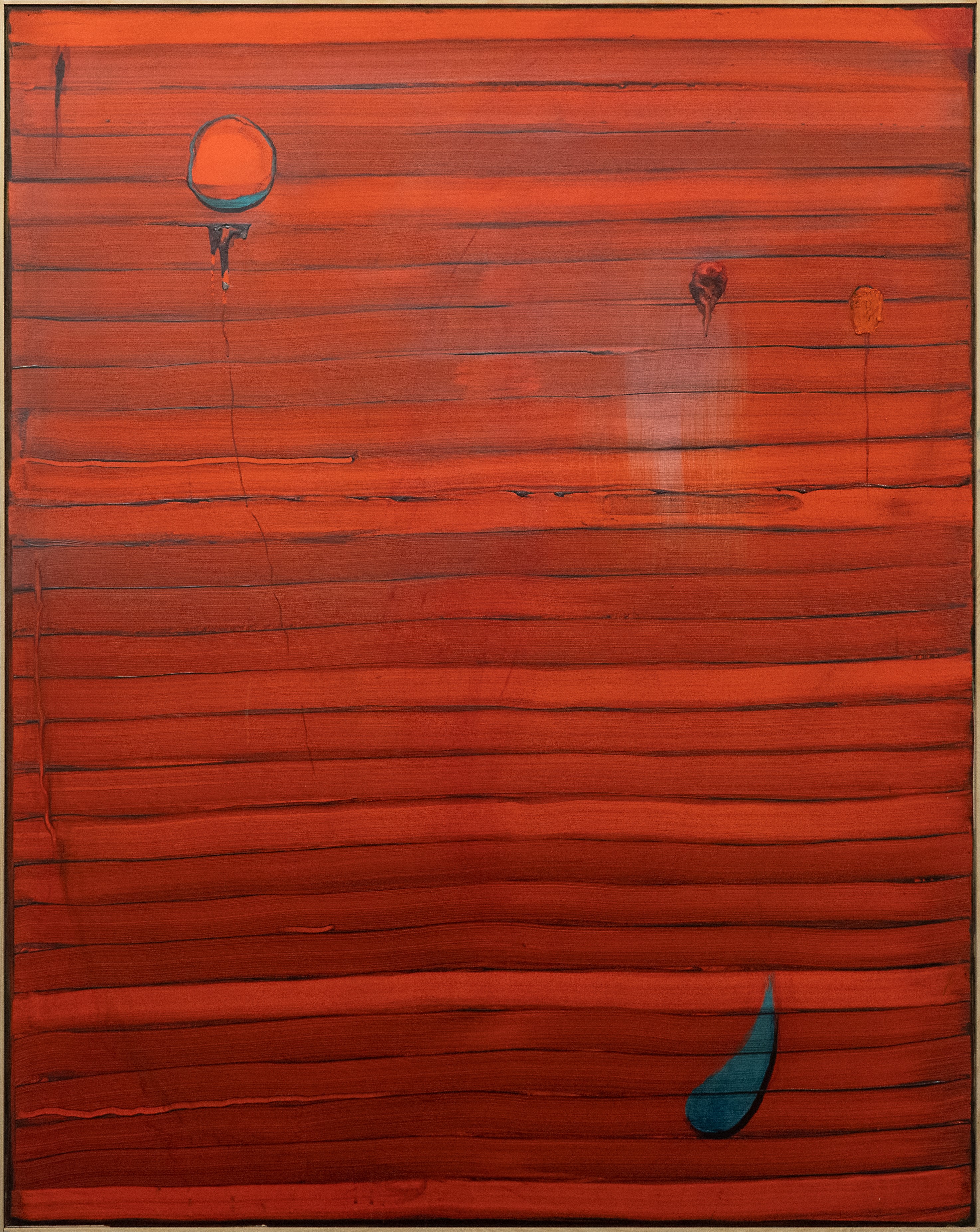 warm summer days Indoors 2026 / 120 x 150 cm / oil on canvas / Andreas Lech