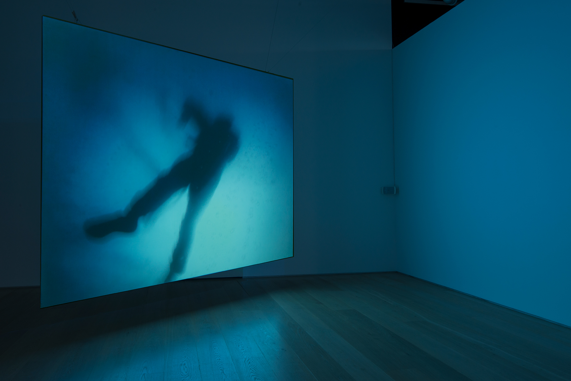 The Fall, 2004, colour video with sound, 4 minutes 8 seconds(looped)