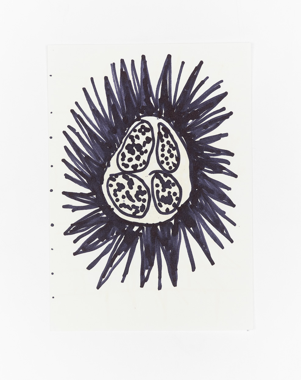 Untitled, 2020. marker on paper. 26cm x 18cm