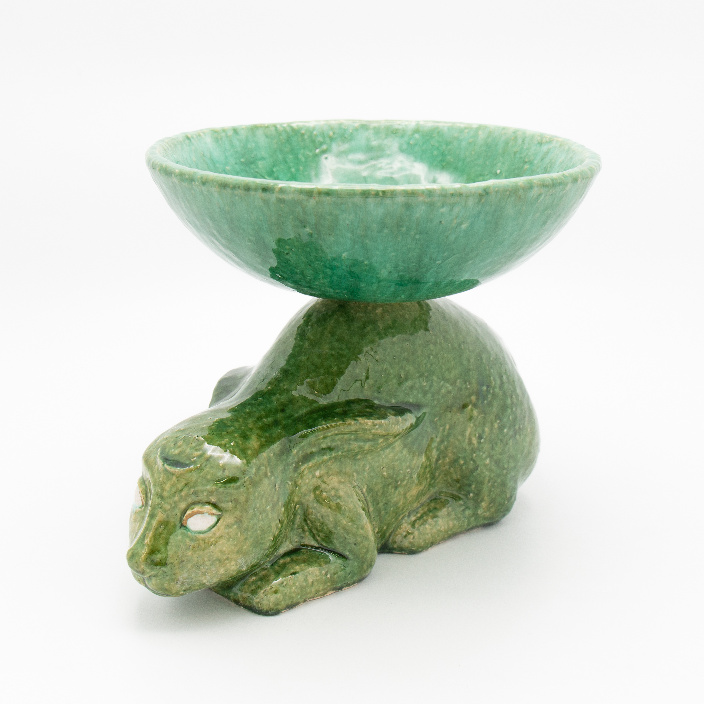 Family Portrait: Bowl in the Form of a RabbitStoneware, glaze25 x 19 x 20 cm (9.8 x 7.5 x 7.9 in)2023
