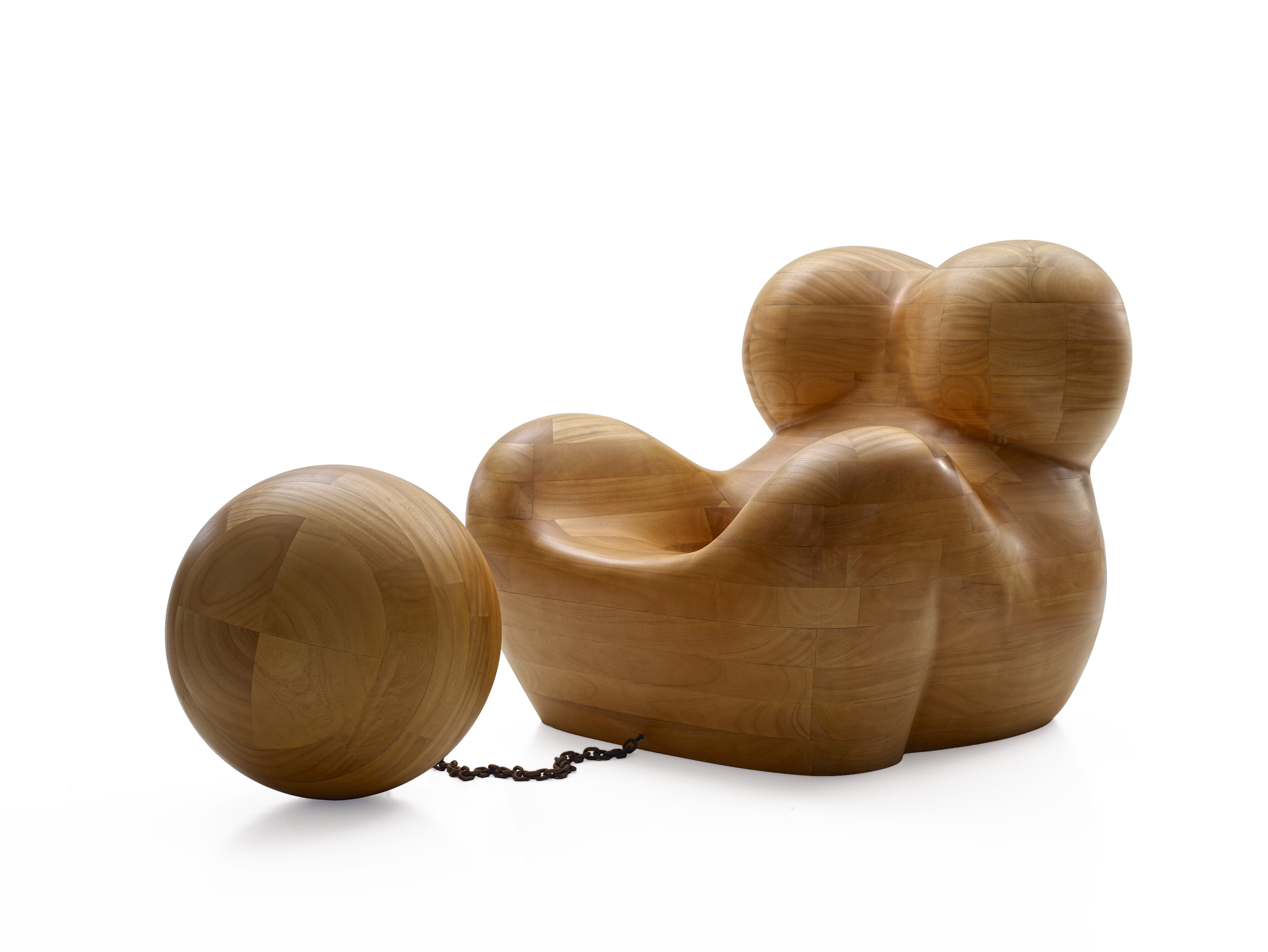 Gaetano Pesce, UP Chair (2013, wood)