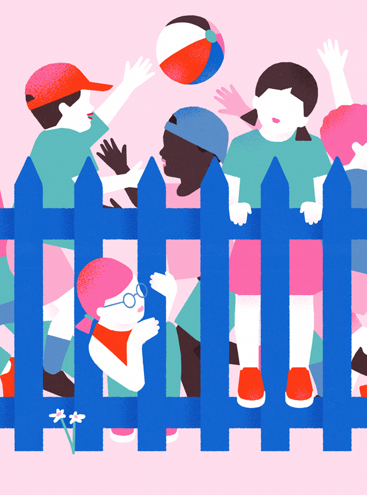 school kids Illustration María Hergueta