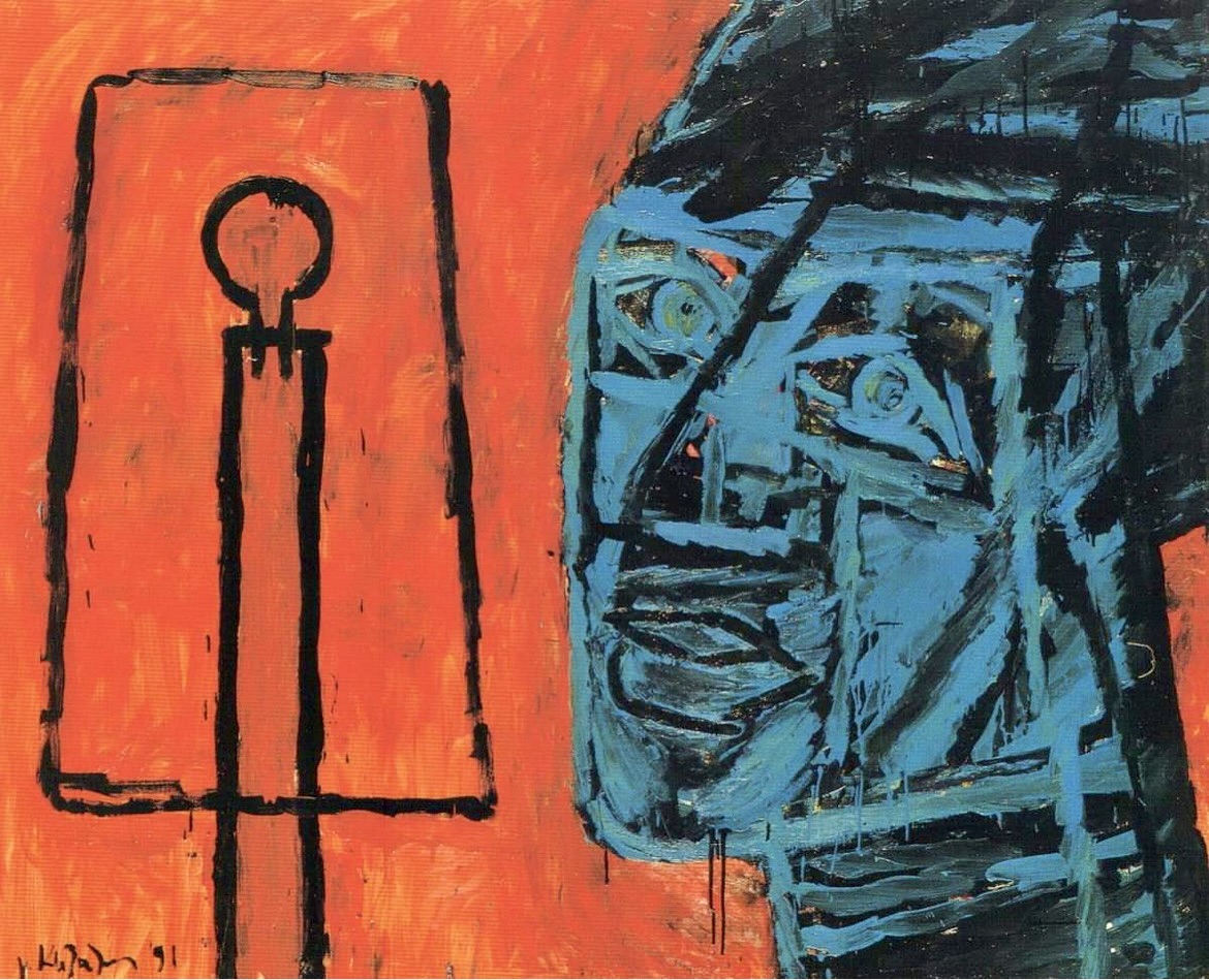 The Light 1991 Oil on canvas 200x180cm