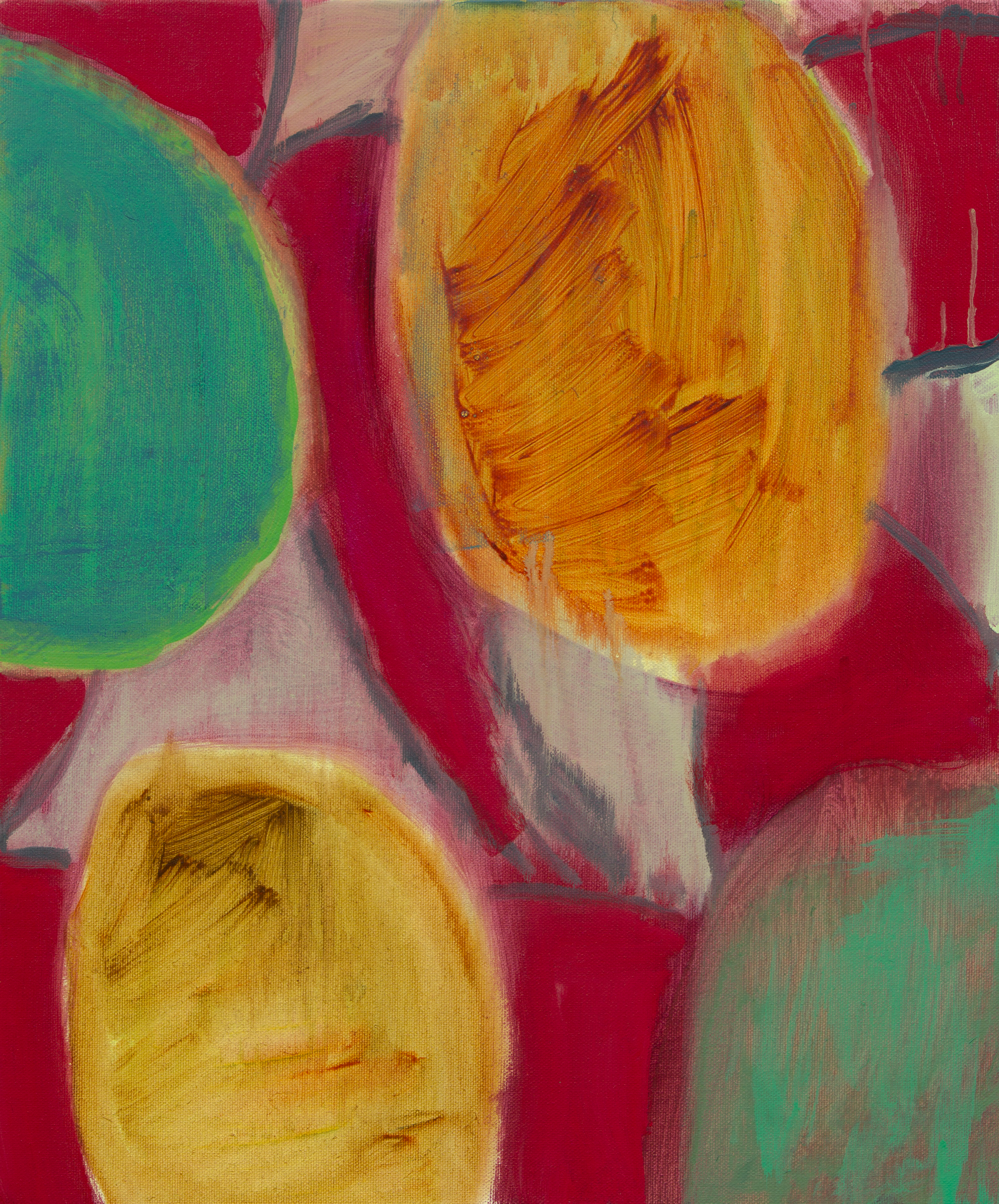 Multidirectionality, 2025, Acrylic on canvas, 45.5x38cm.