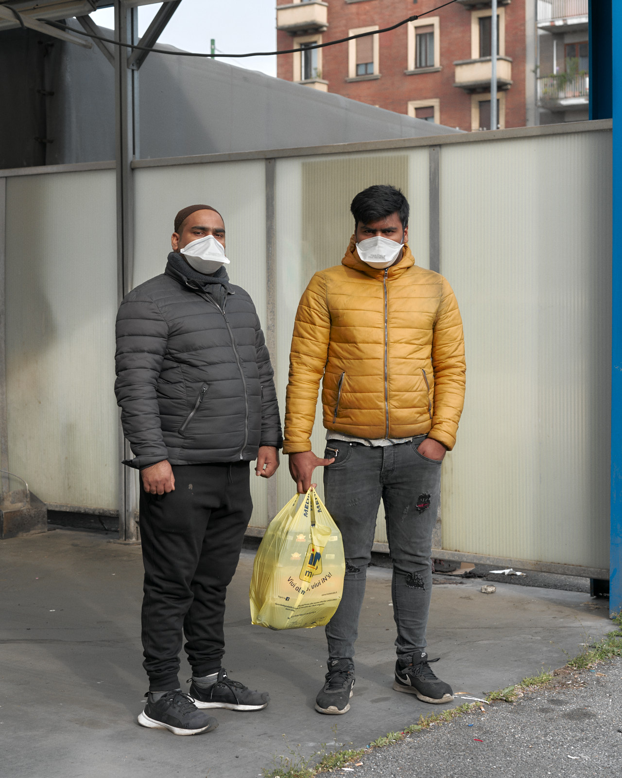 Faruk and Fawisal, Milano, April 2020