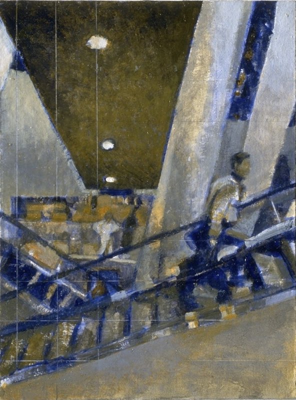 Ascend 2 1992-1996oil/canvas/board 7x10”