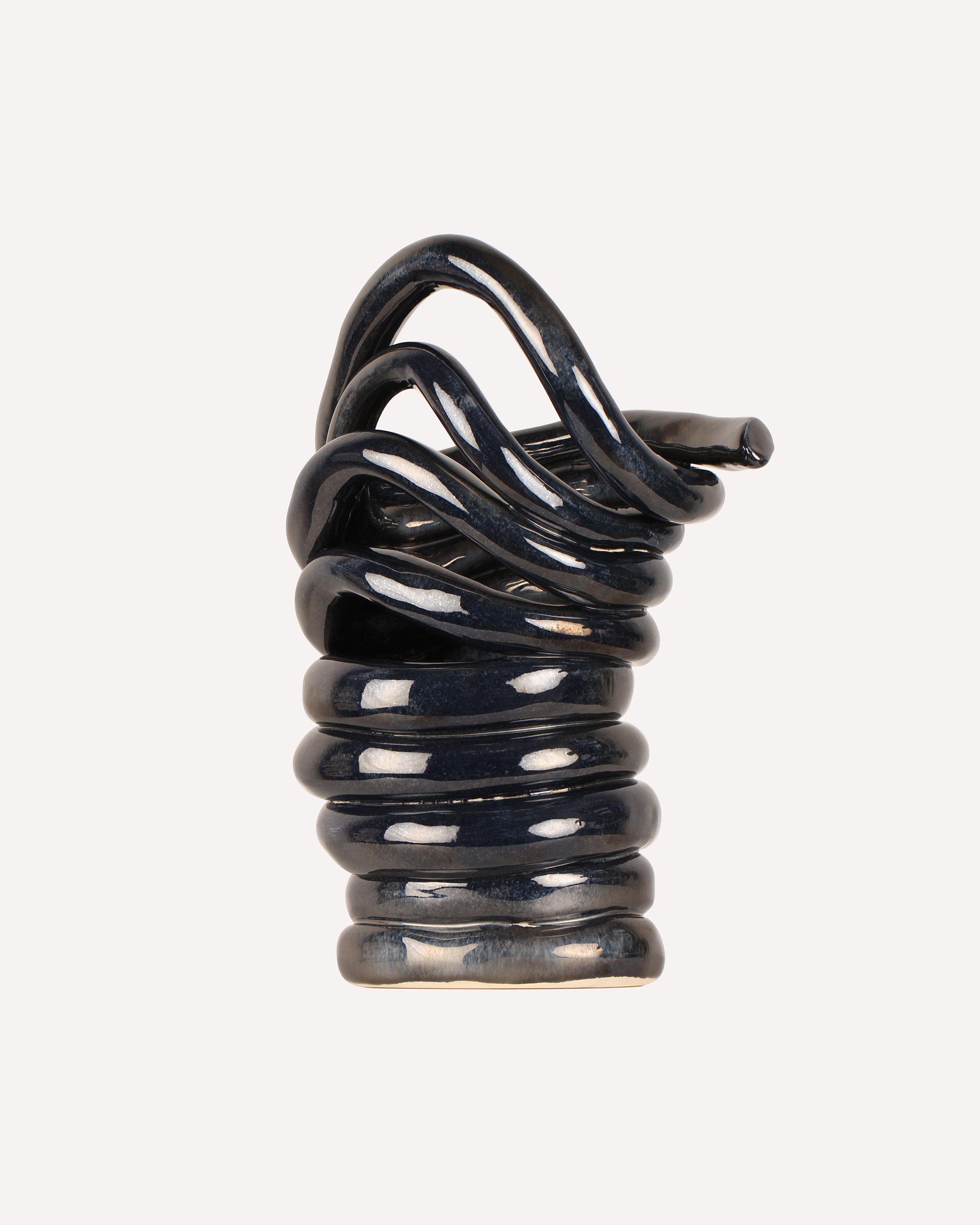 SLINKY NO. 1 Porcelain, Glazed.20x11cm