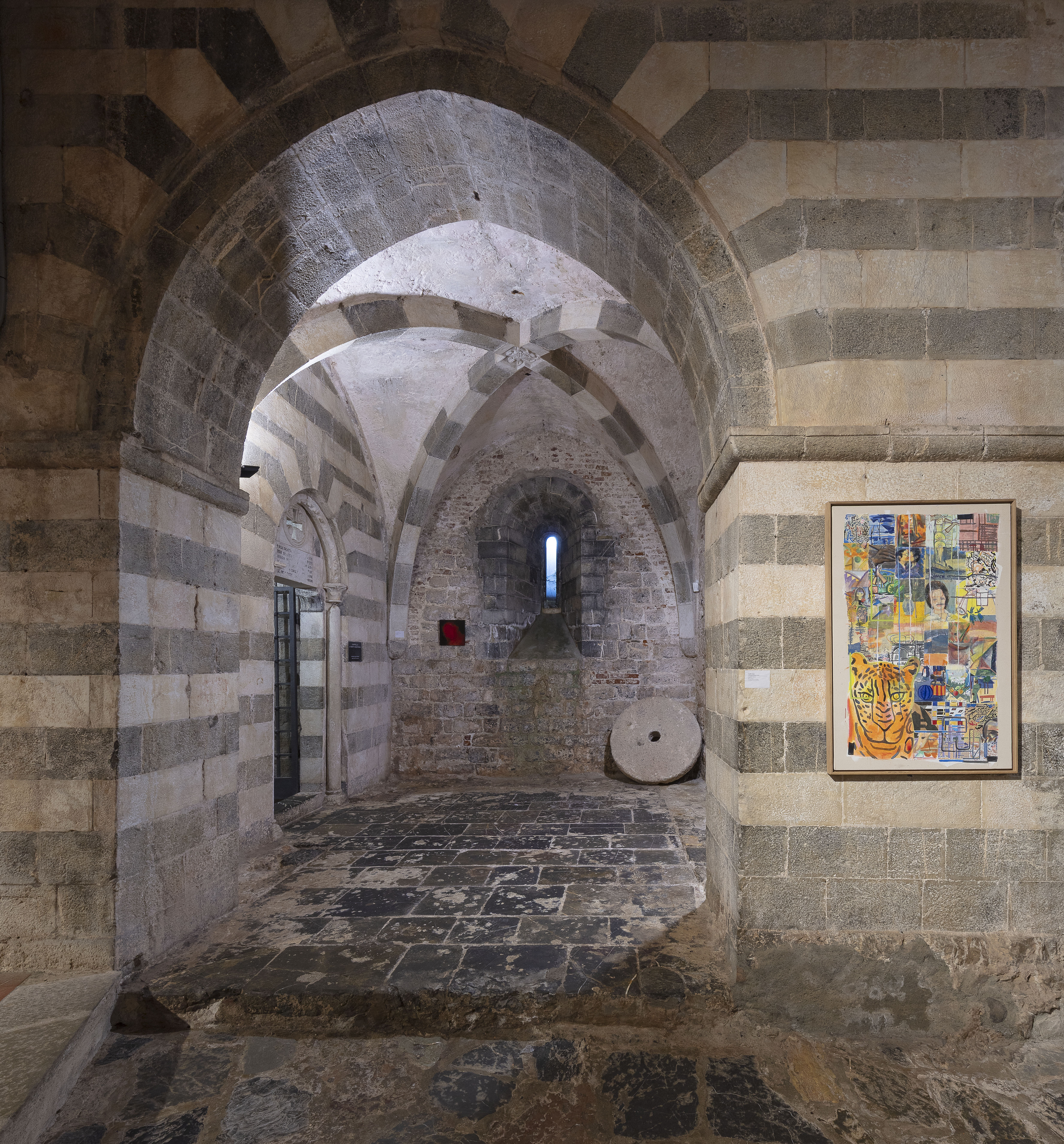 Faro dell'arte contemporanea, curated by Chiara Guidi, Castello di San Giorgio, Piazza San Giorgio, Lerici, detail Leonardo Dalla Torre