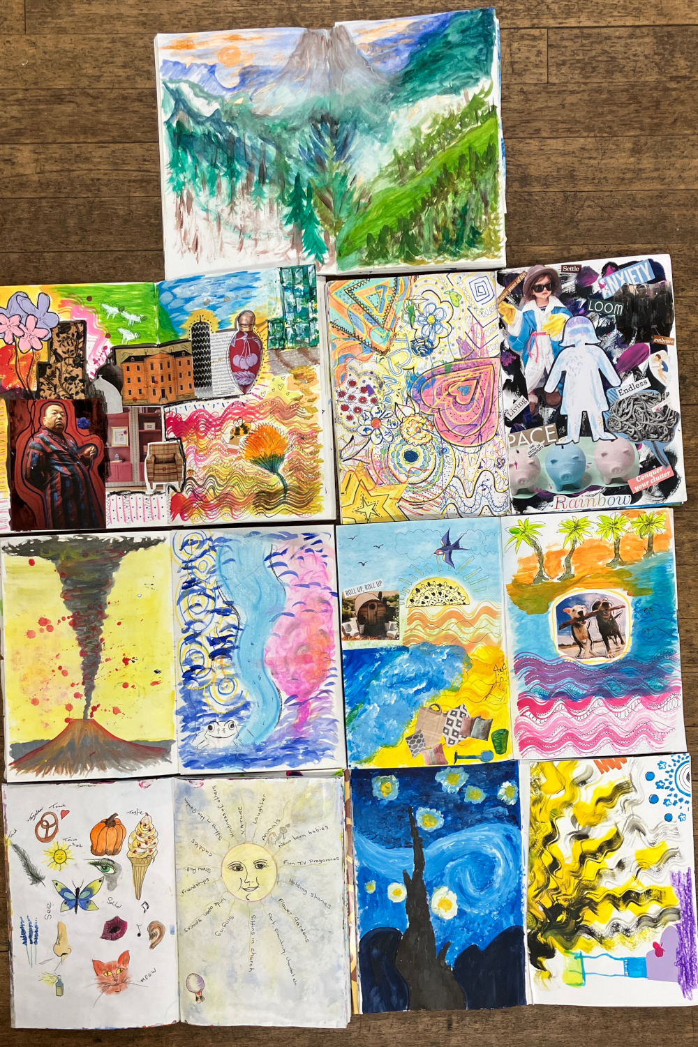 Favourite pages from participant Journals