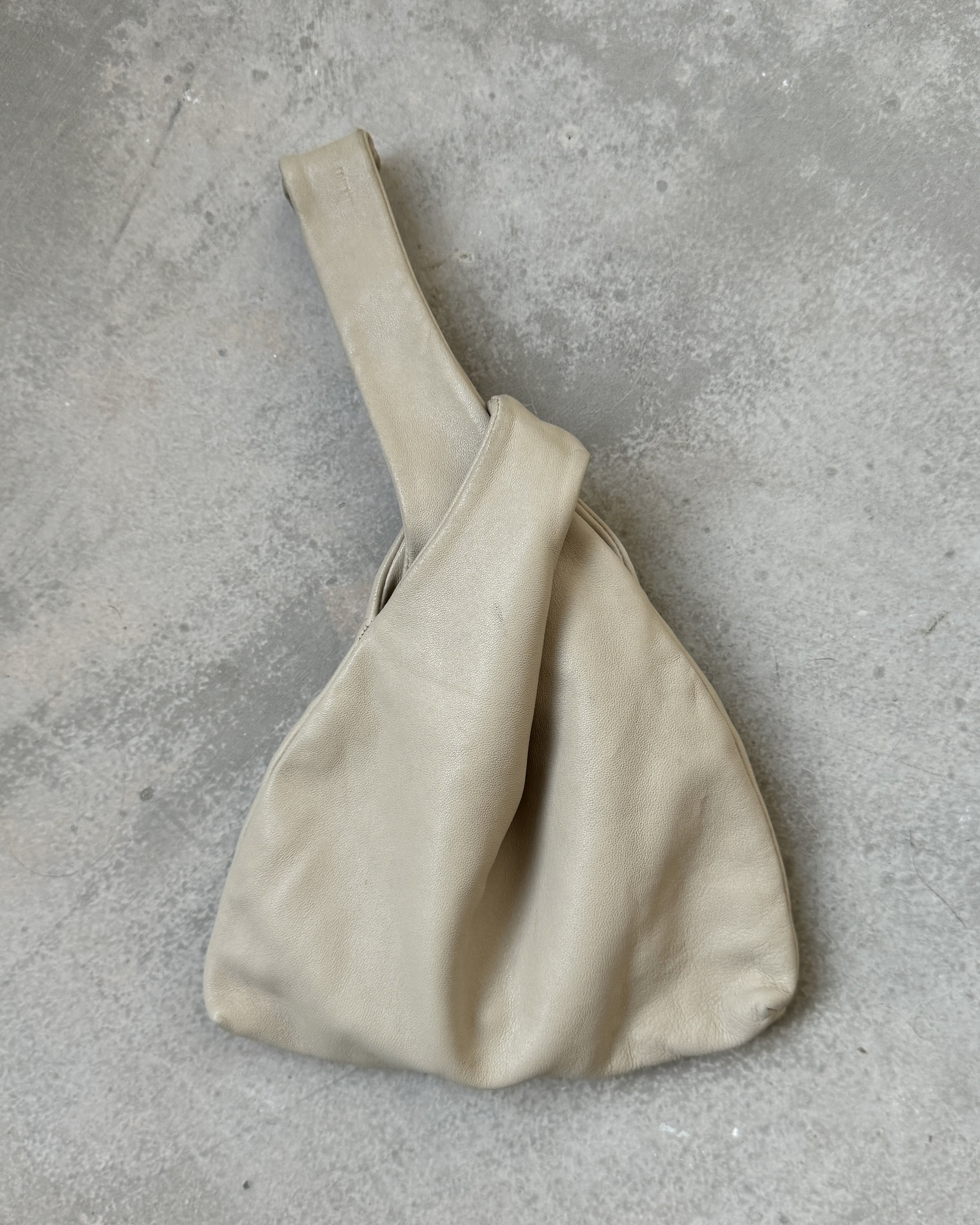 Helmut Lang, 2001 Leather Pull-through Pouch Bag - LA NAUSÉE