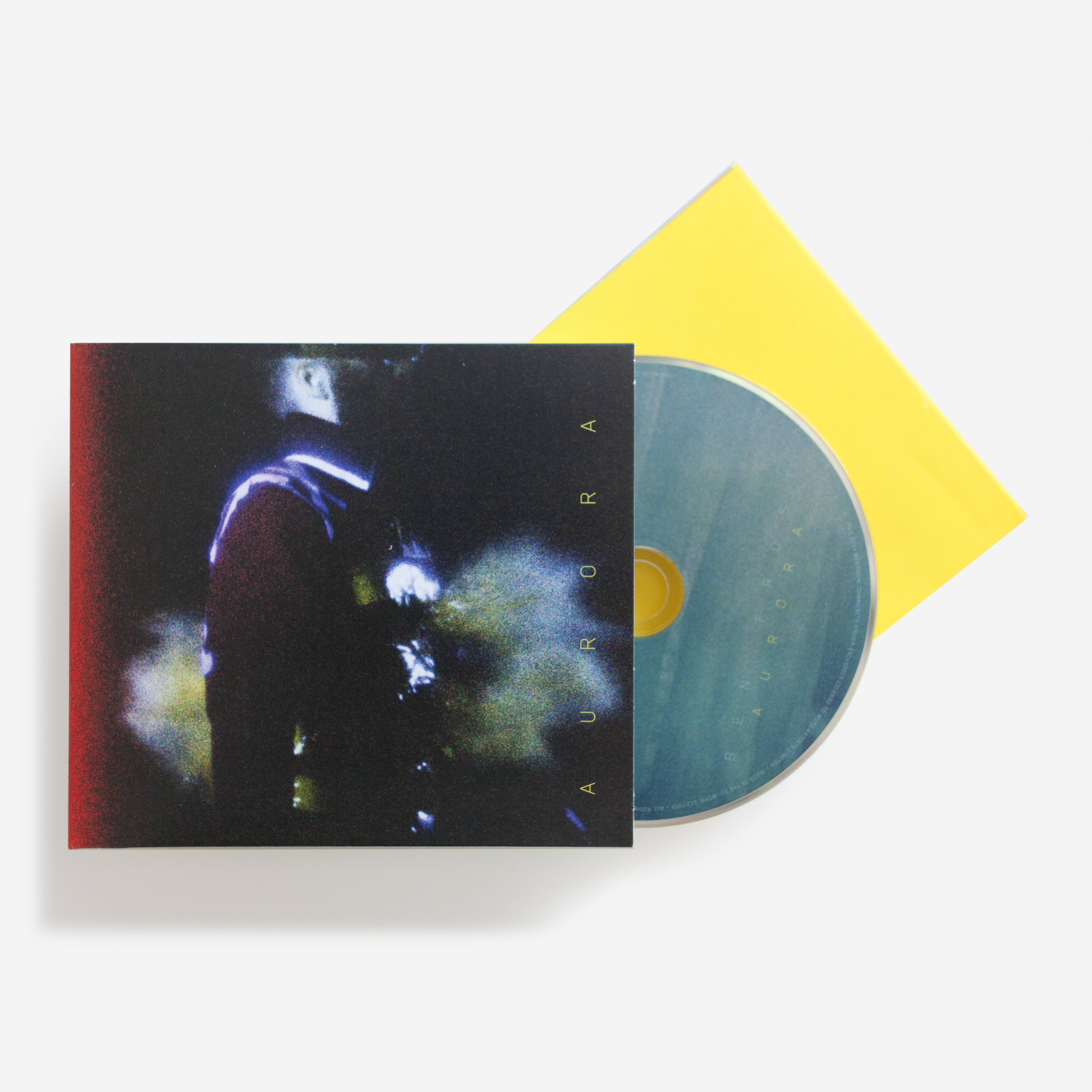 CD case, CD, and folded booklet.