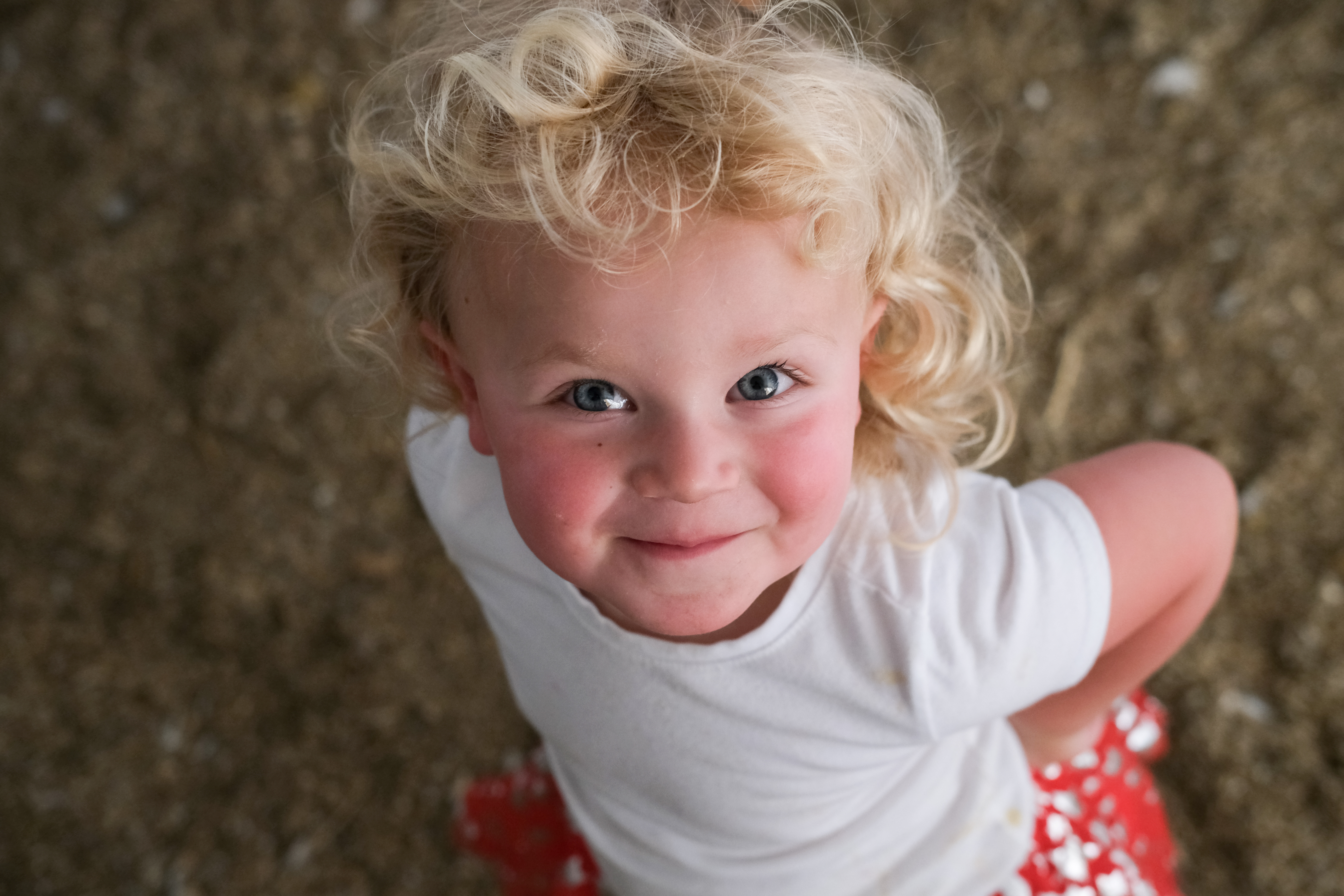 Sadie wanders around her family's turkey stables in Circleville, UT.