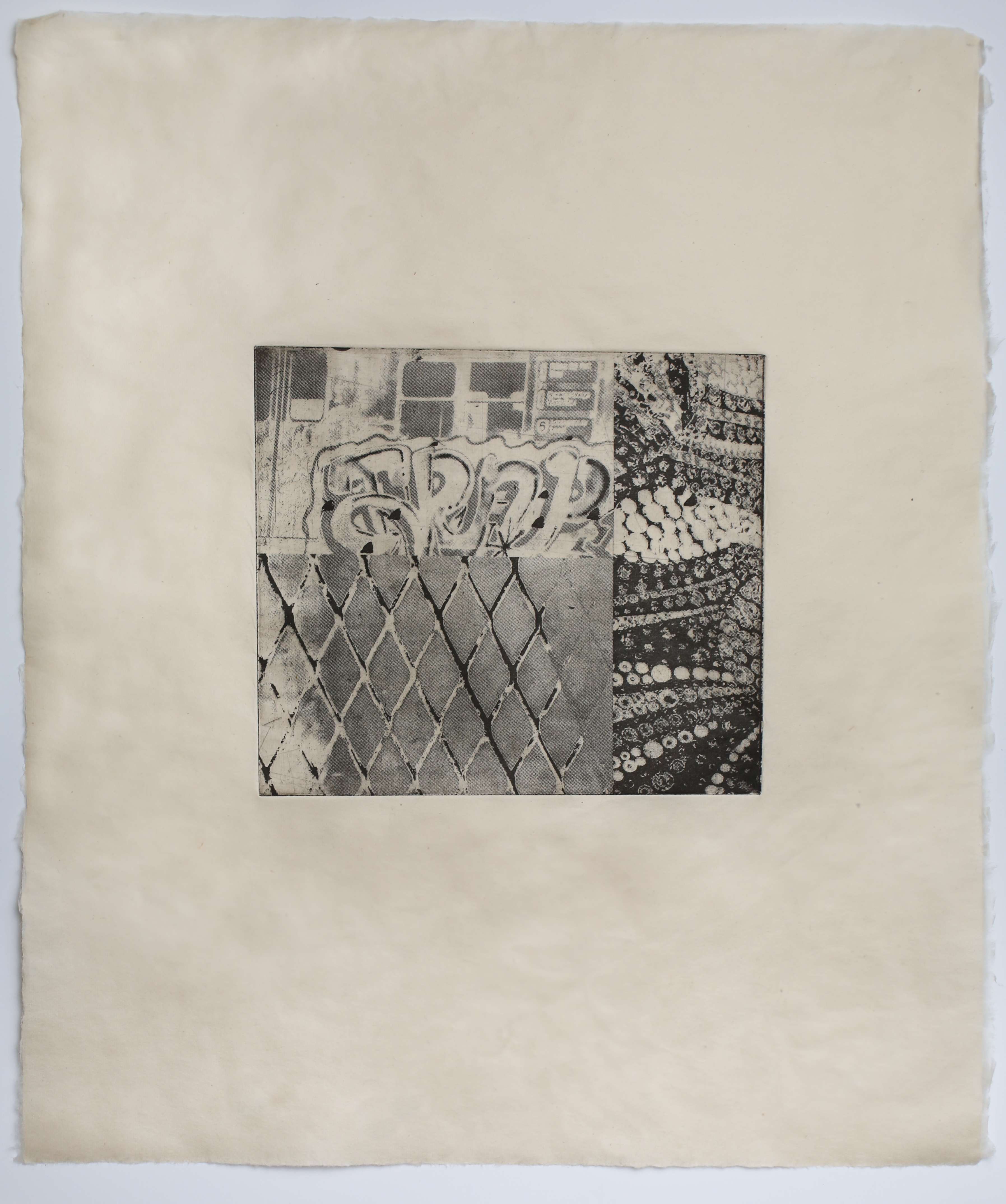 "Untitled", copper etching, 8" x 7", 2024