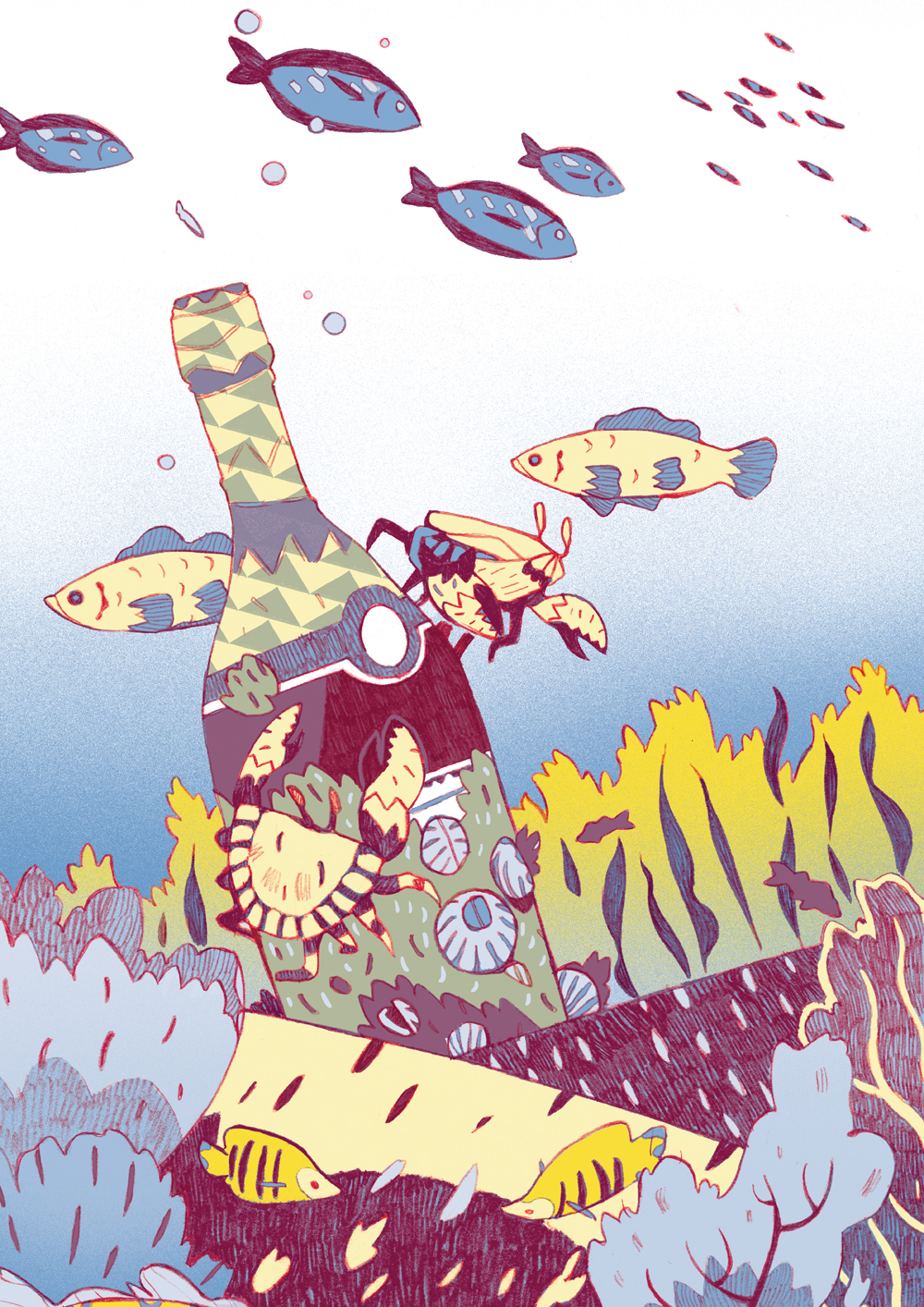 UNDERWATER CHAMPAGNE