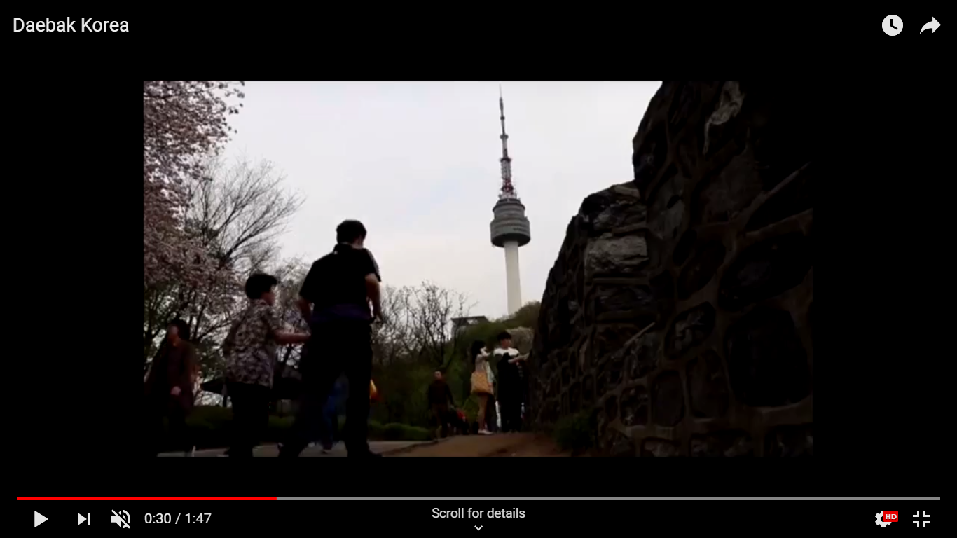 Screenshot of Experimental Video about Korea 3 © Miranda Martinez M.