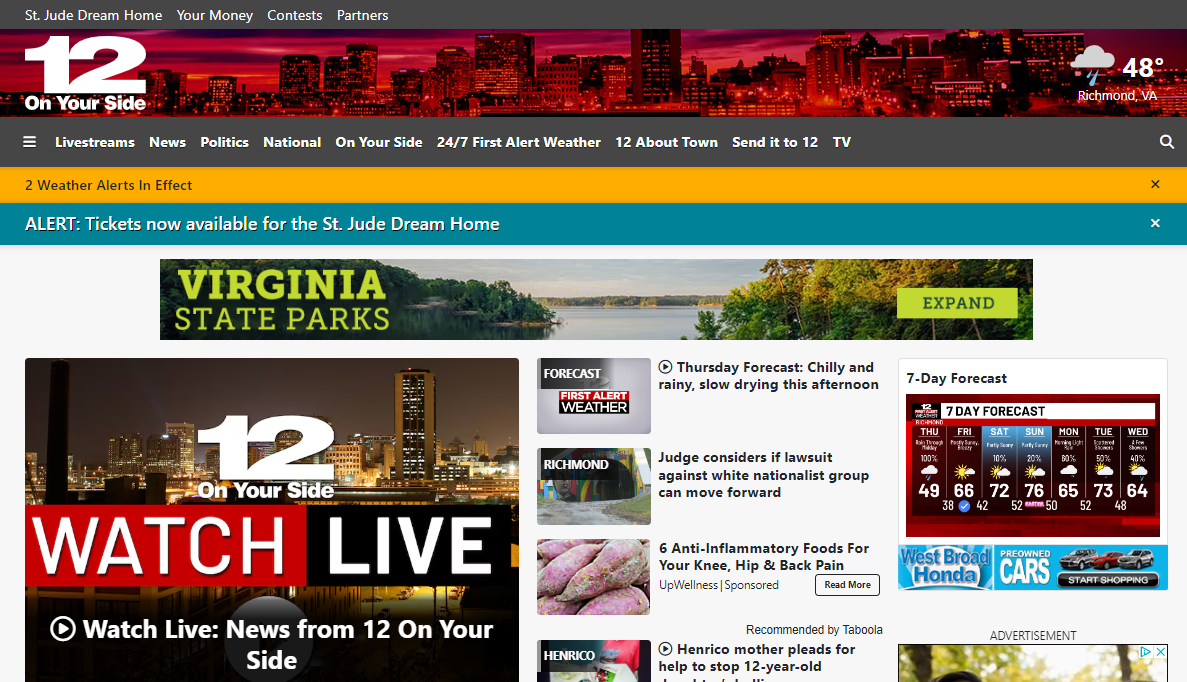 State Park banner advertisement