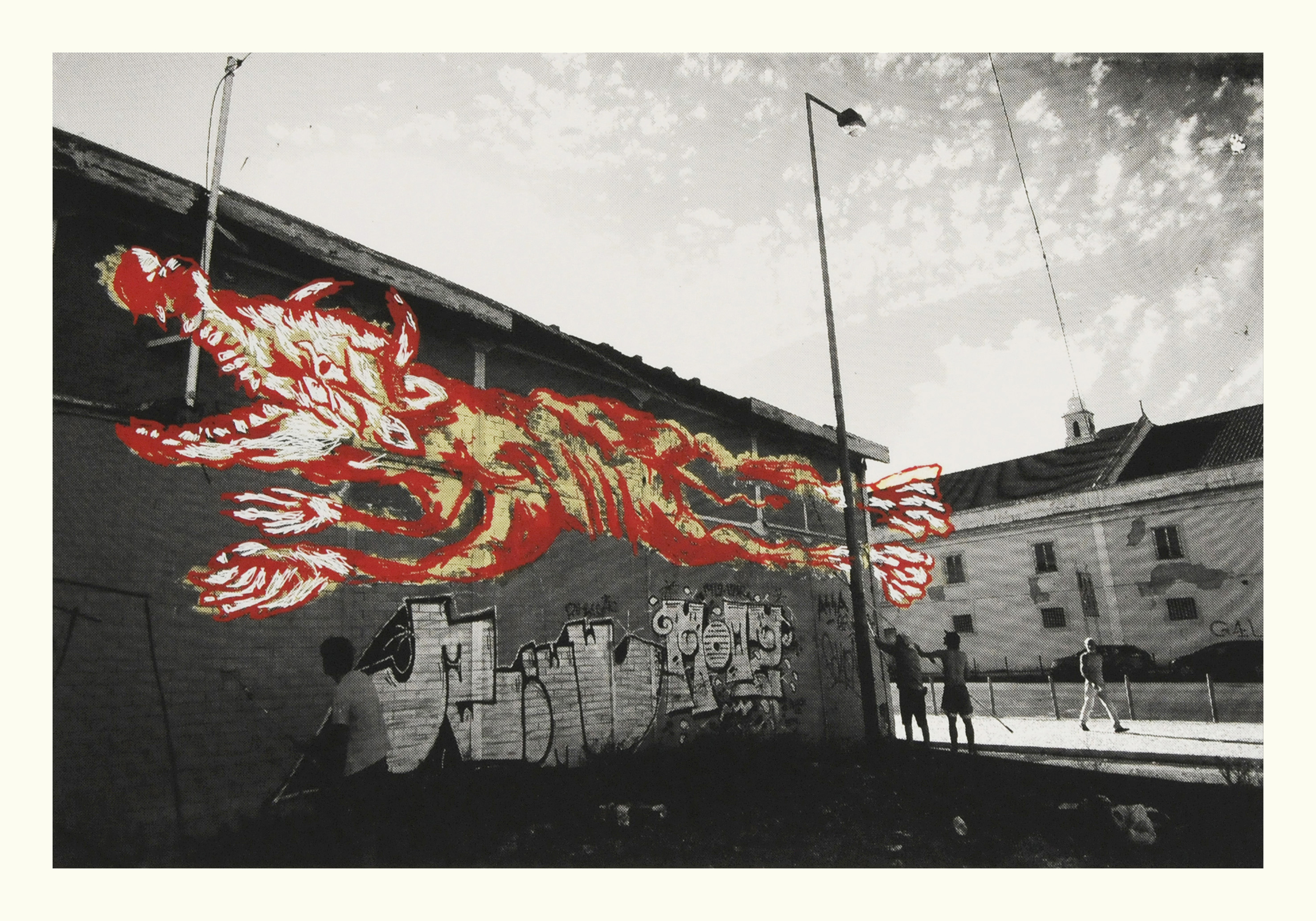 Amo-Te Lisboa #10collaboration with Tanguy Bombonera, screen print on paper, printed by 56Fili, edition of 10, 35x50 cm, 2015