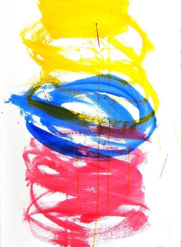 Trinity 2014acrylic/paper  22x30”