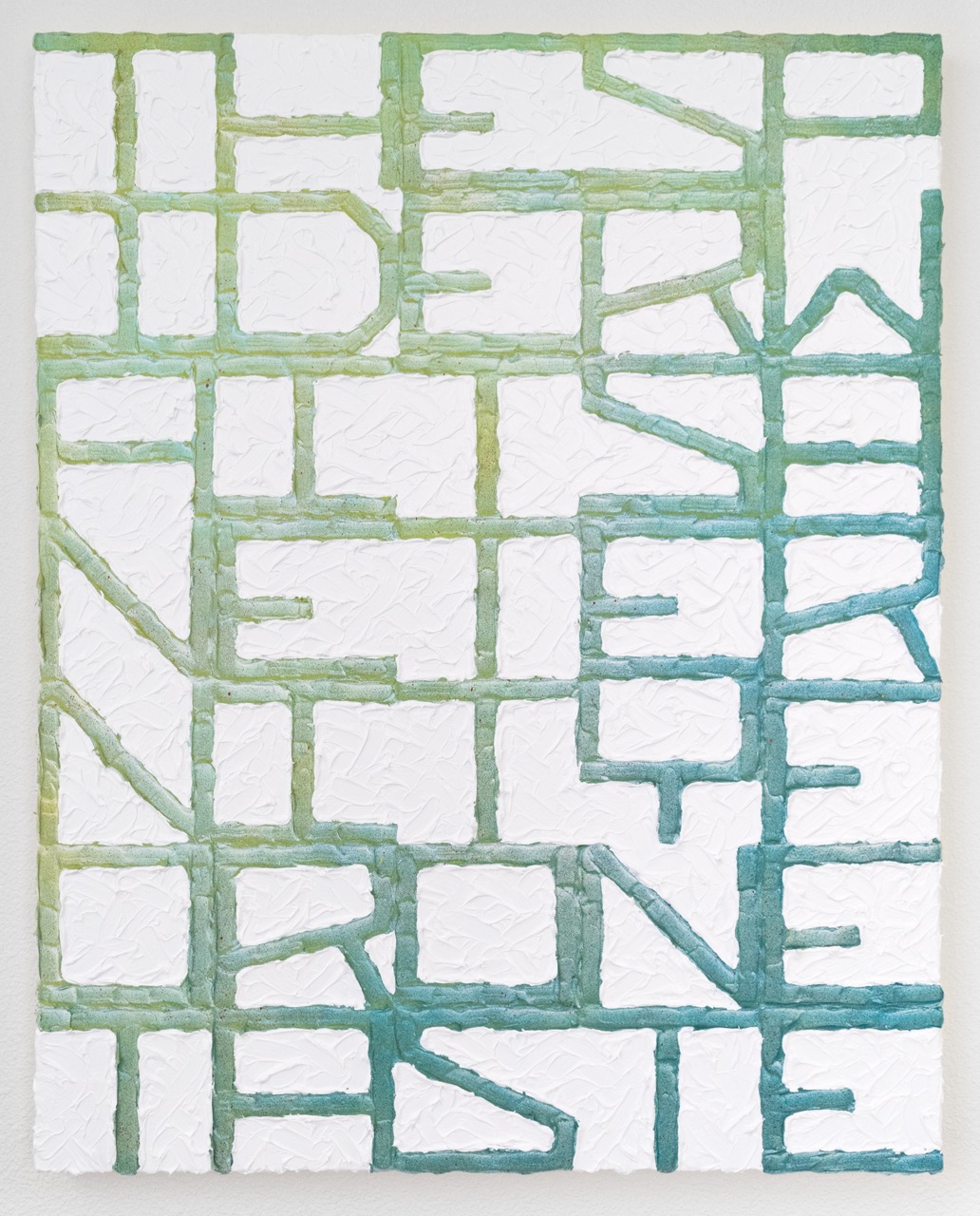 The Spider Waits An Eternity For One Taste Acrylic, enamel, canvas 24 x 30 inches 2017