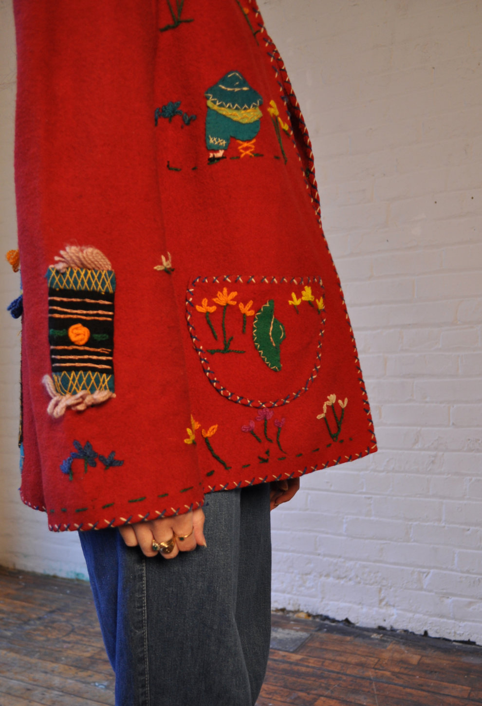 1940s/50s Embroidered Mexican Souvenir Jacket - Mama Loves You Vintage