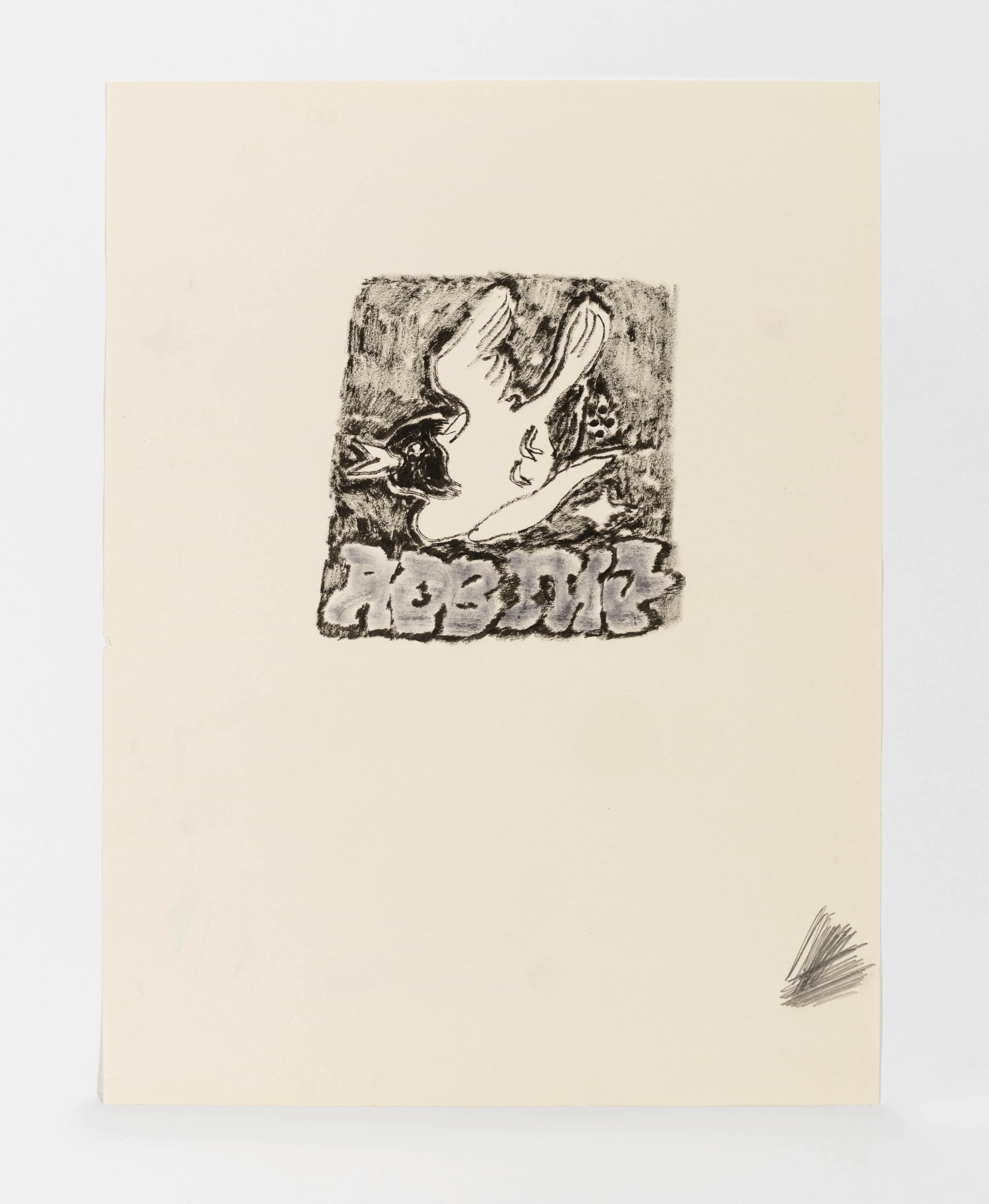 Untitled (Robing), 2020, Ink and graphite on paper, 12 in x 9.25 inches