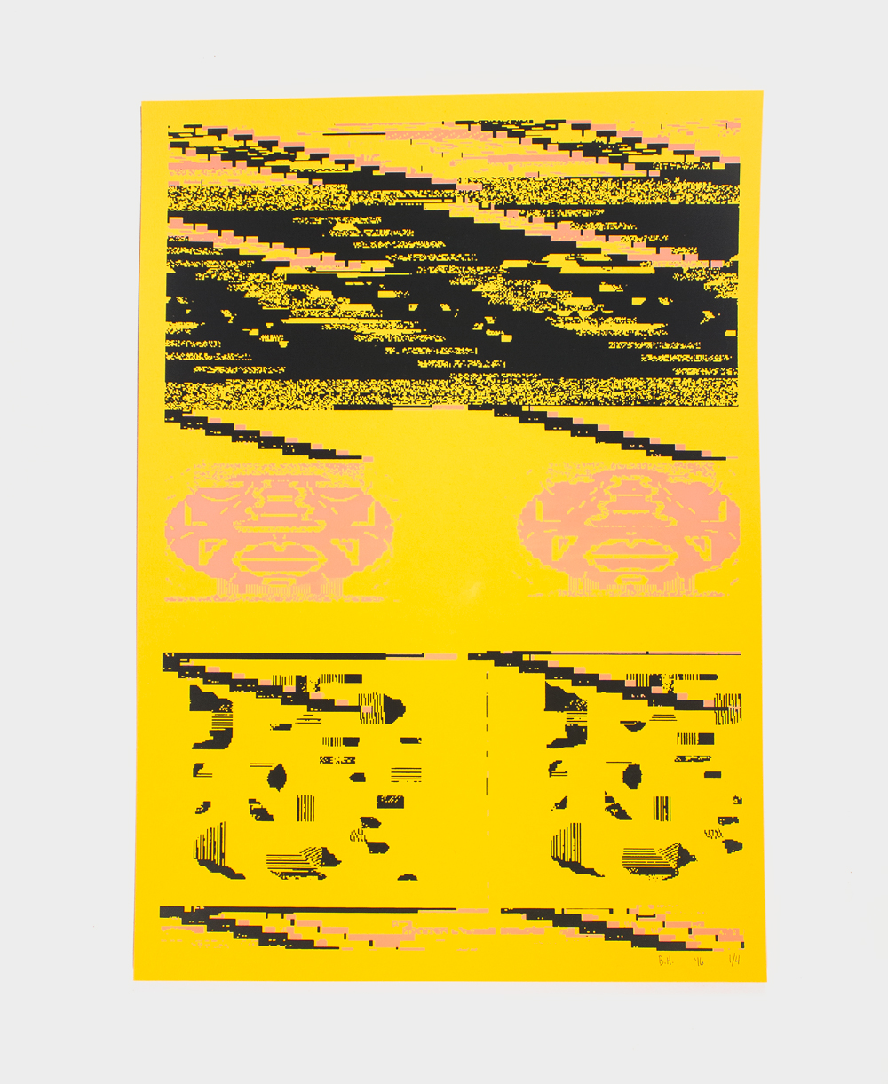 #8 — 2 color silkscreen — A3 — 160 gsm Canson paper — Limited Edition of 4 — 2016