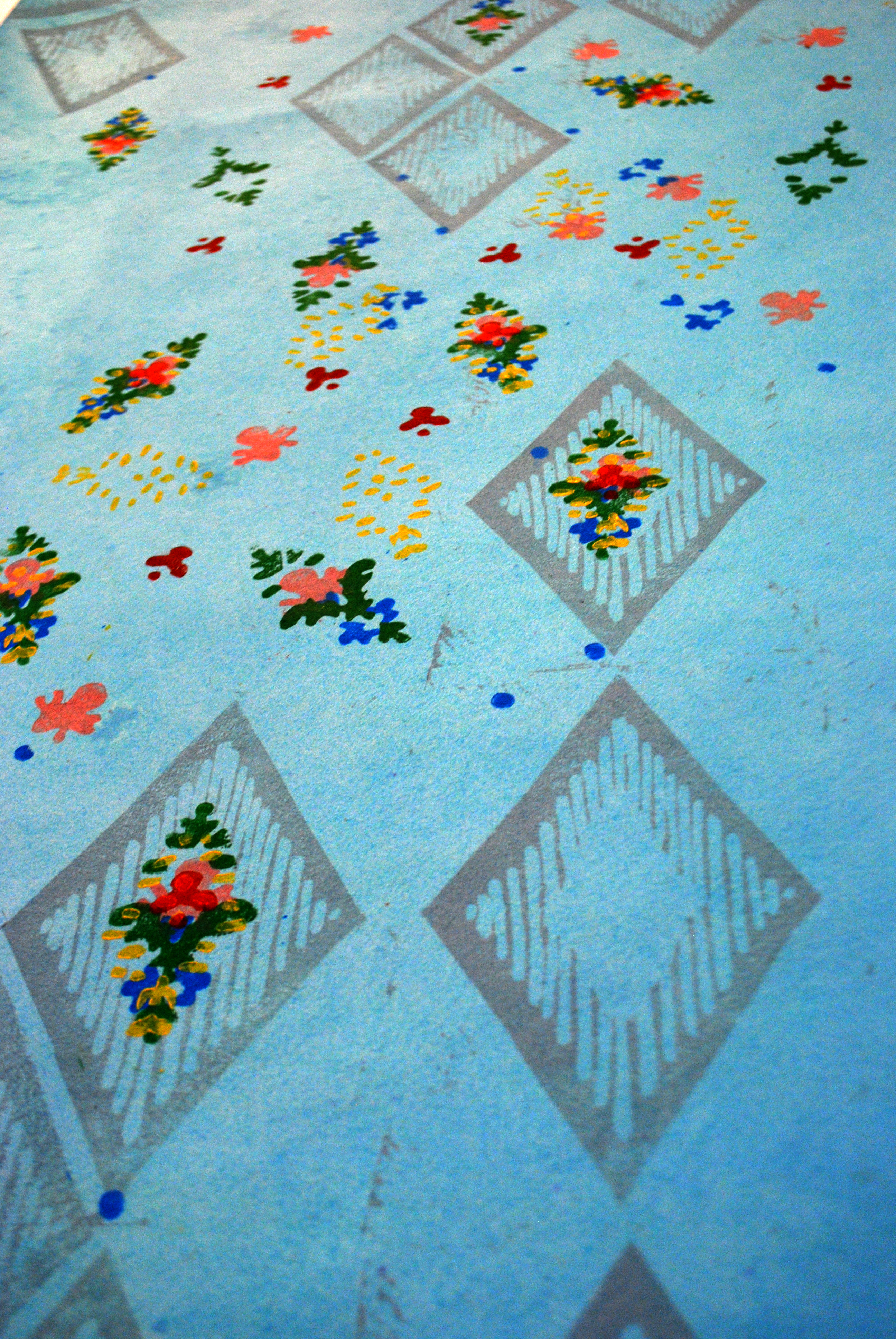 Colour pigment and block printing ink (detail) | 2012