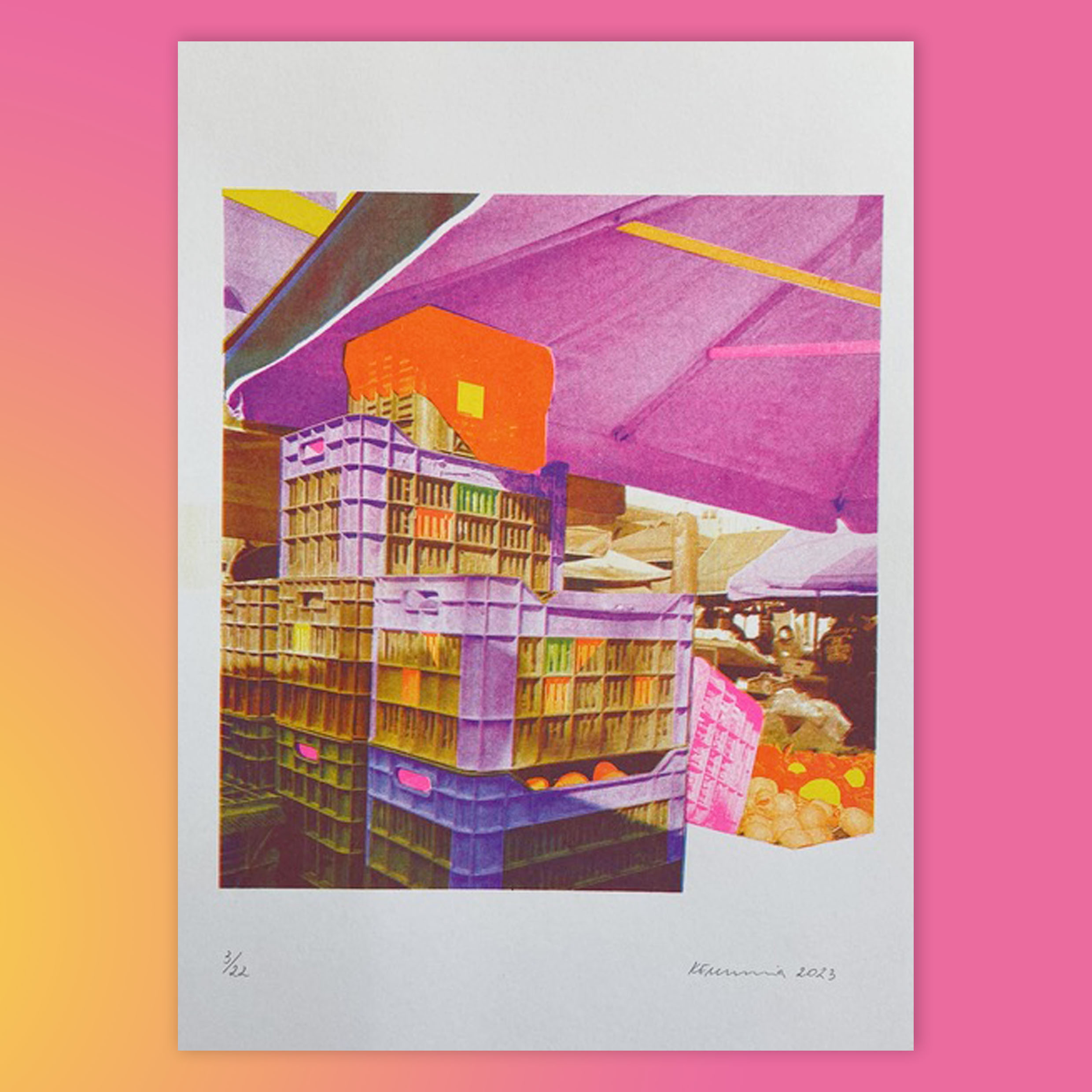 Athens Risograph Prints