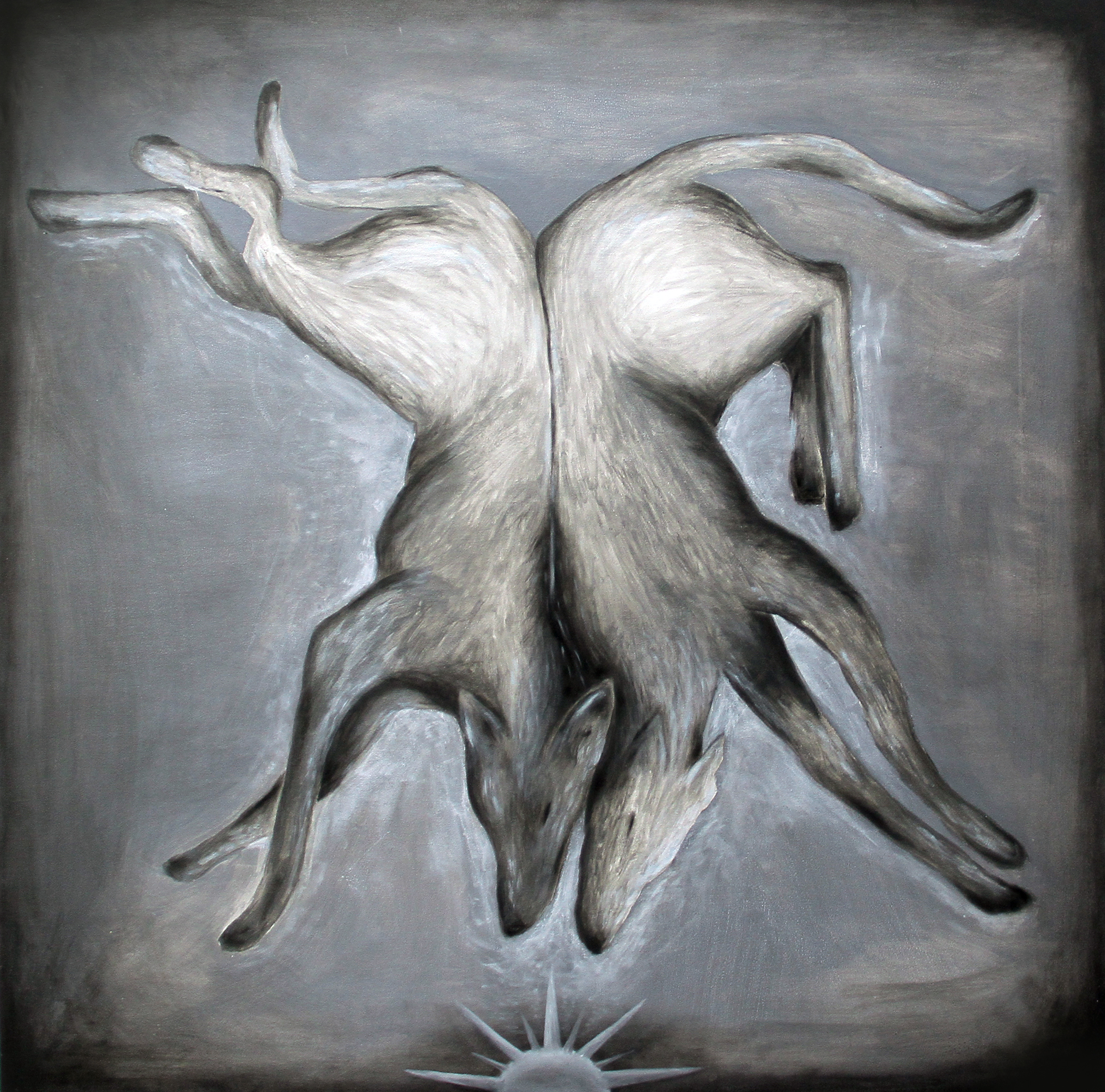 The Twins of Dawn, 2021 - 36 x 36in