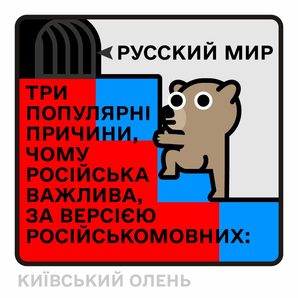 ТРИ ПОПУЛЯРНІ ПРИЧИНИ, ЧОМУ РОСІЙСЬКА ВАЖЛИВА, ЗА ВЕРСІЄЮ РОСІЙСЬКОМОВНИХ: