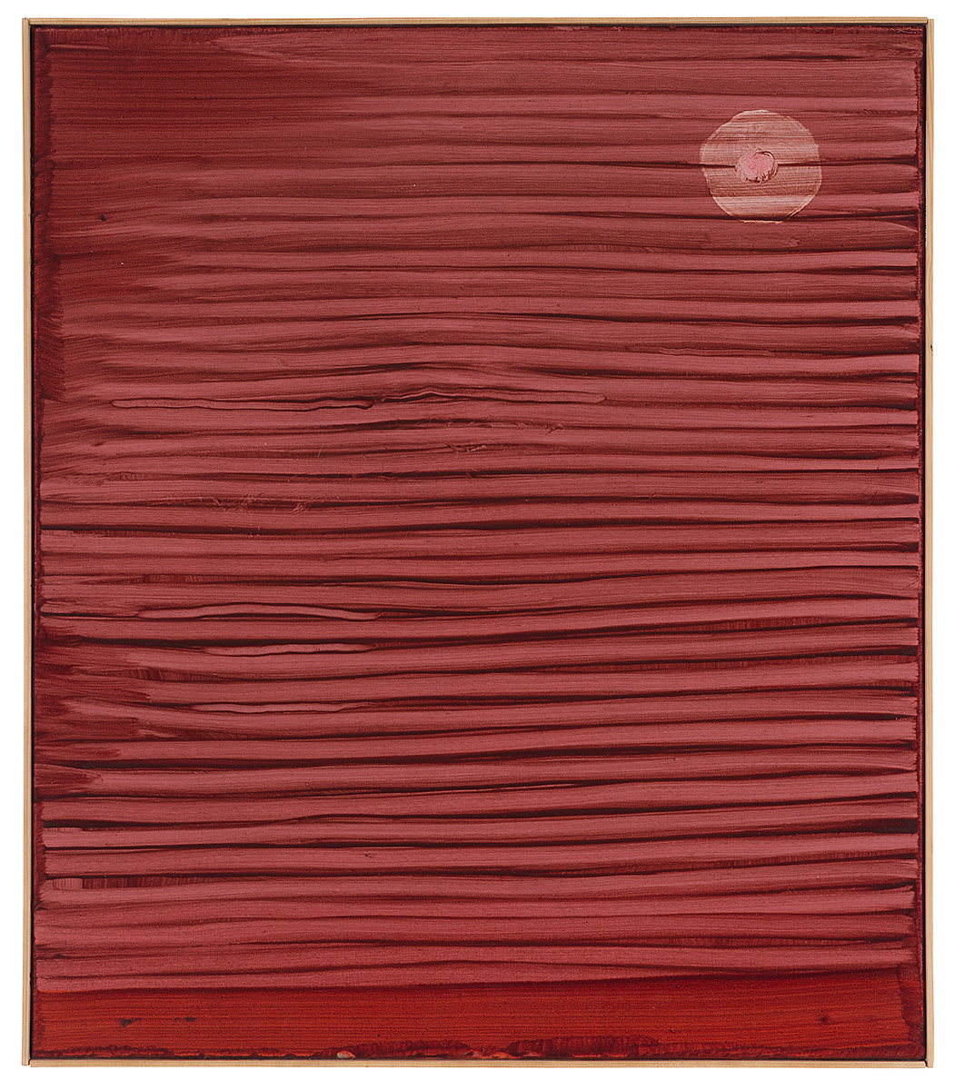 untitled / 60 x 55 cm / oil on nettle / Andreas Lech 2021