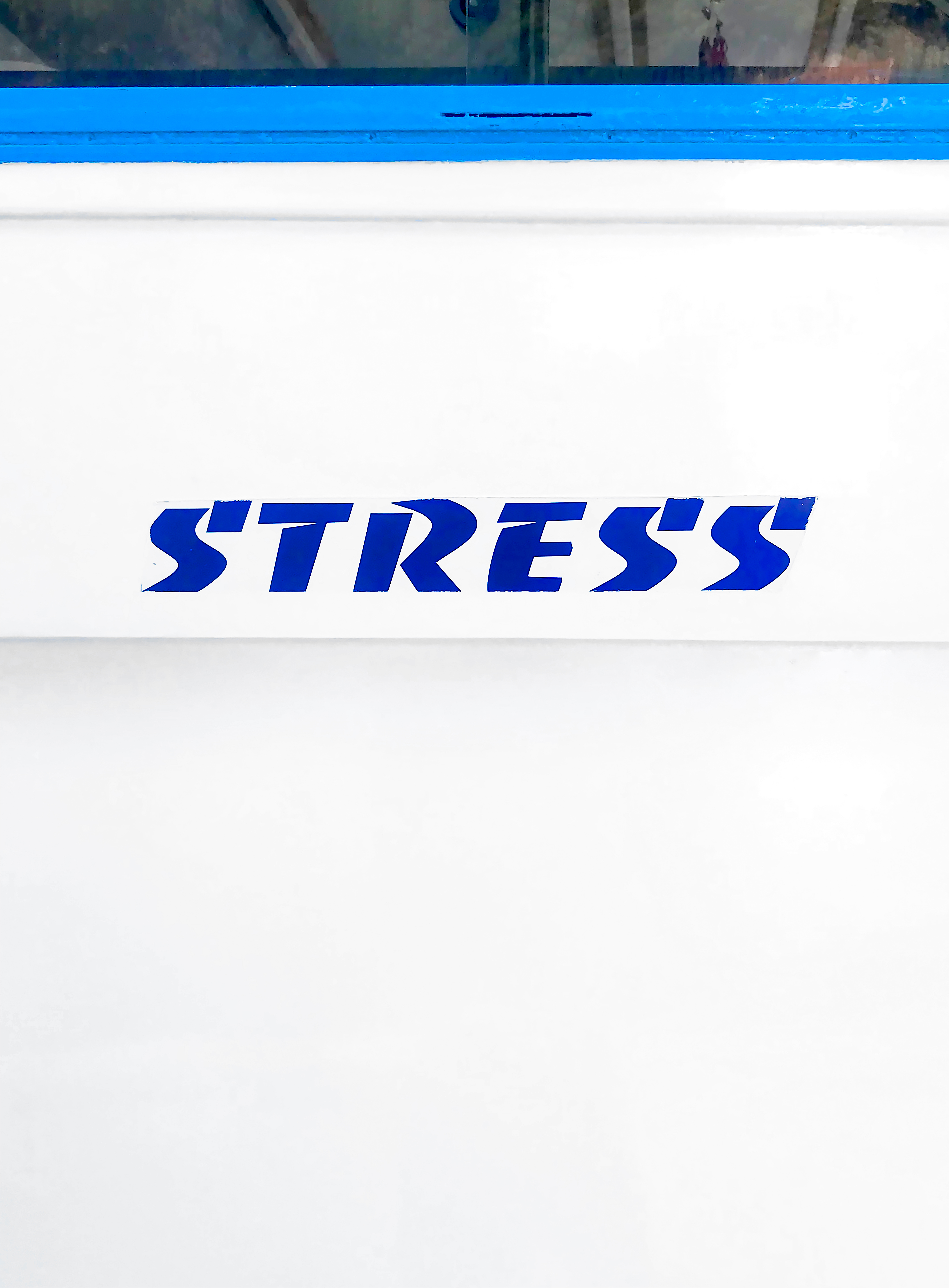 Stress, San Fruttuoso - Inkjet Prints on unprimed linen canvas 181x125x5cm