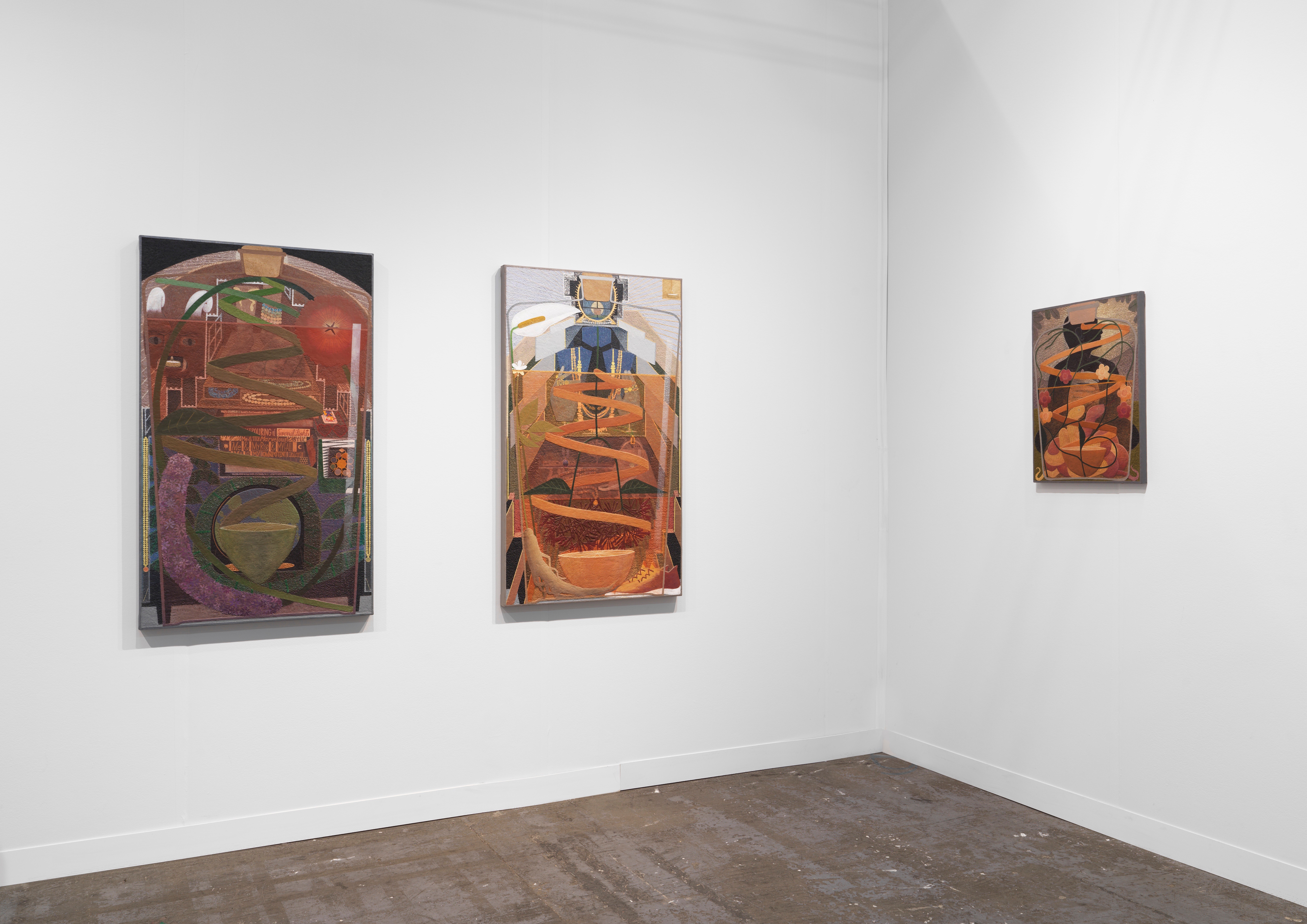 Armory 2019 Installation with Galerie Antoine Ertaskiran (pictured with Vanessa Brown)