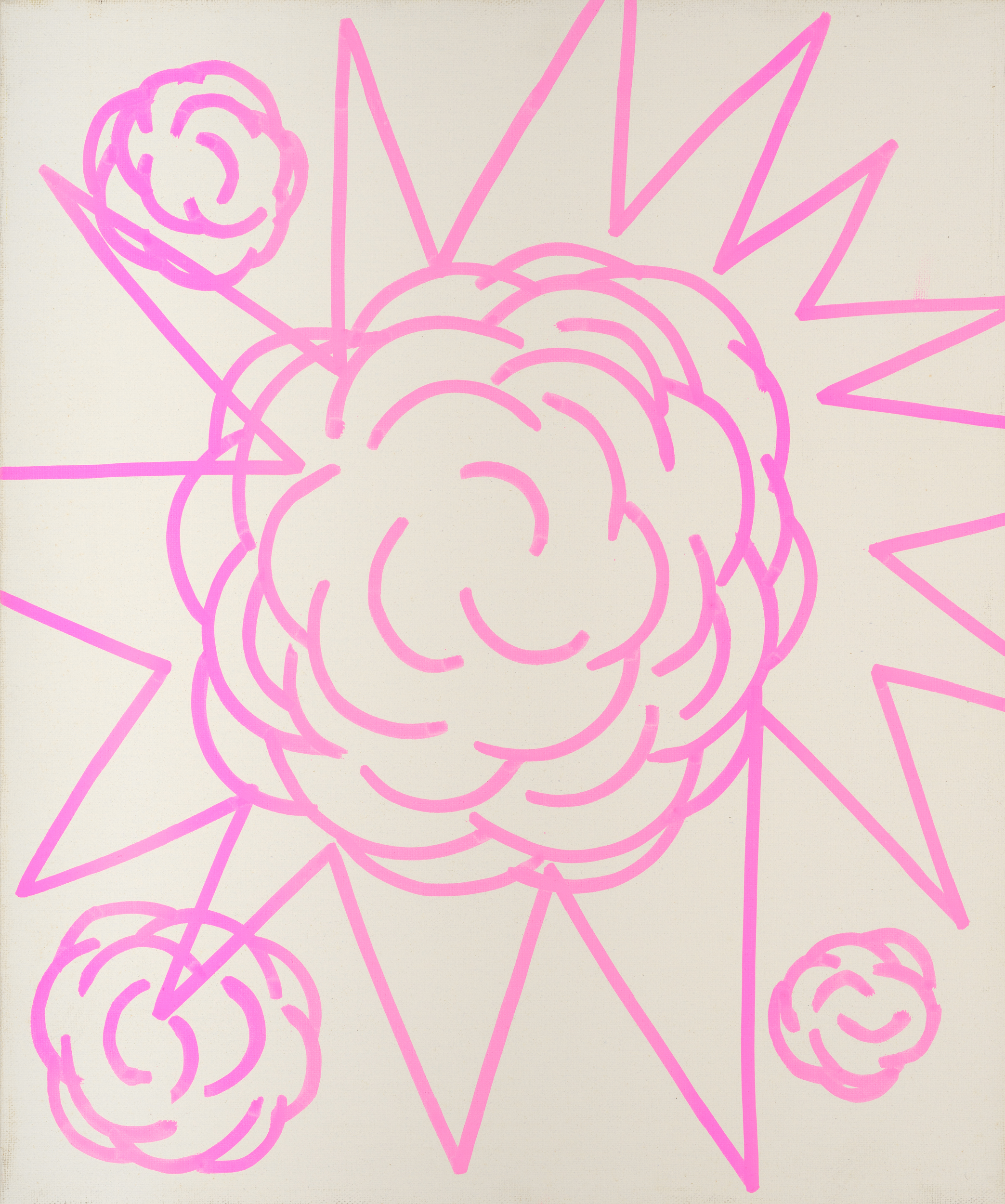 제목 미상, 2004년 경, 캔버스에 아크릴, 45.5 x 38cmNo Title, ca. 2004, acrylic on canvas, 45.5 x 38cm