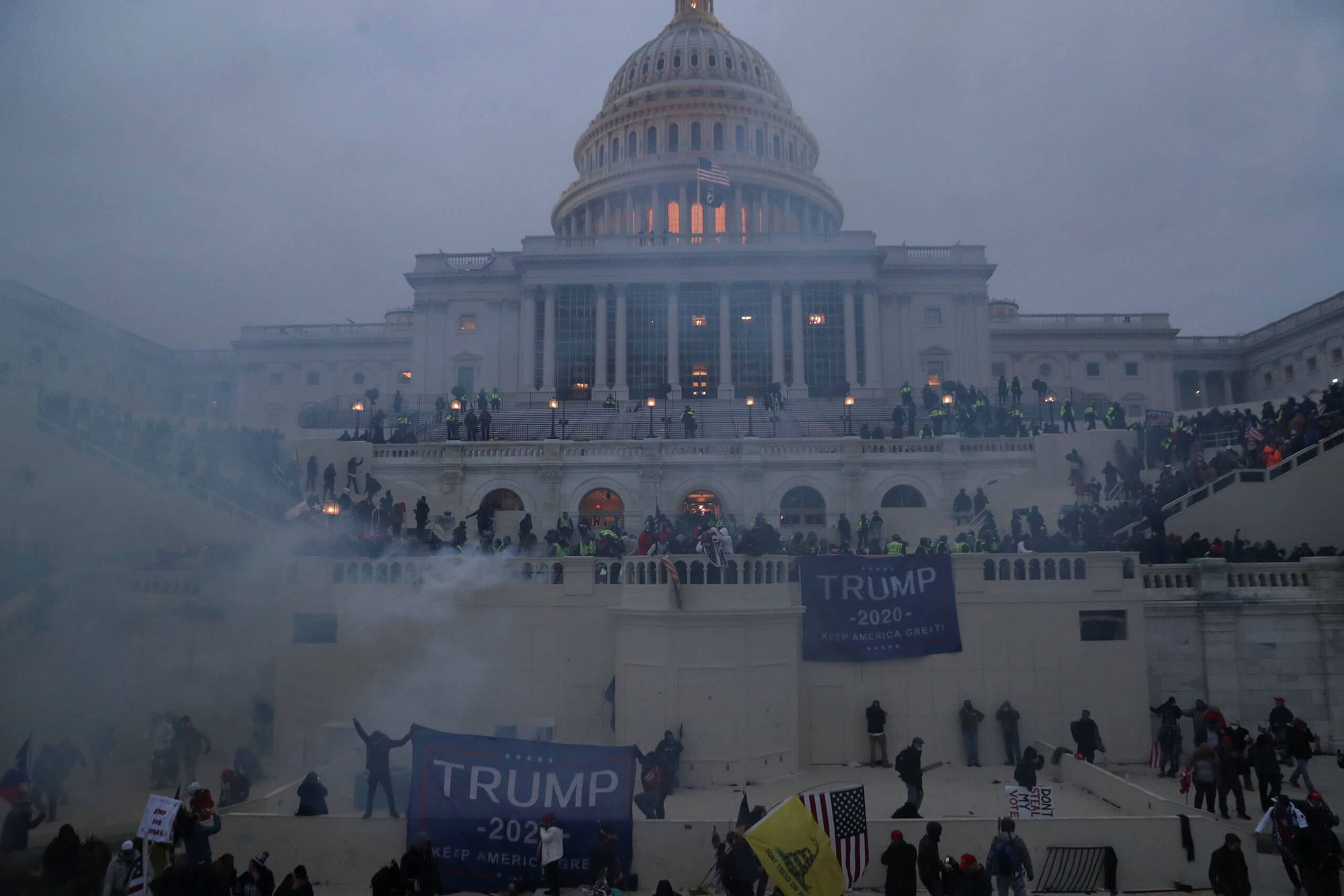 &copy; Leah Millis, Assaut du Capitole (Washington), 6 janvier 2021