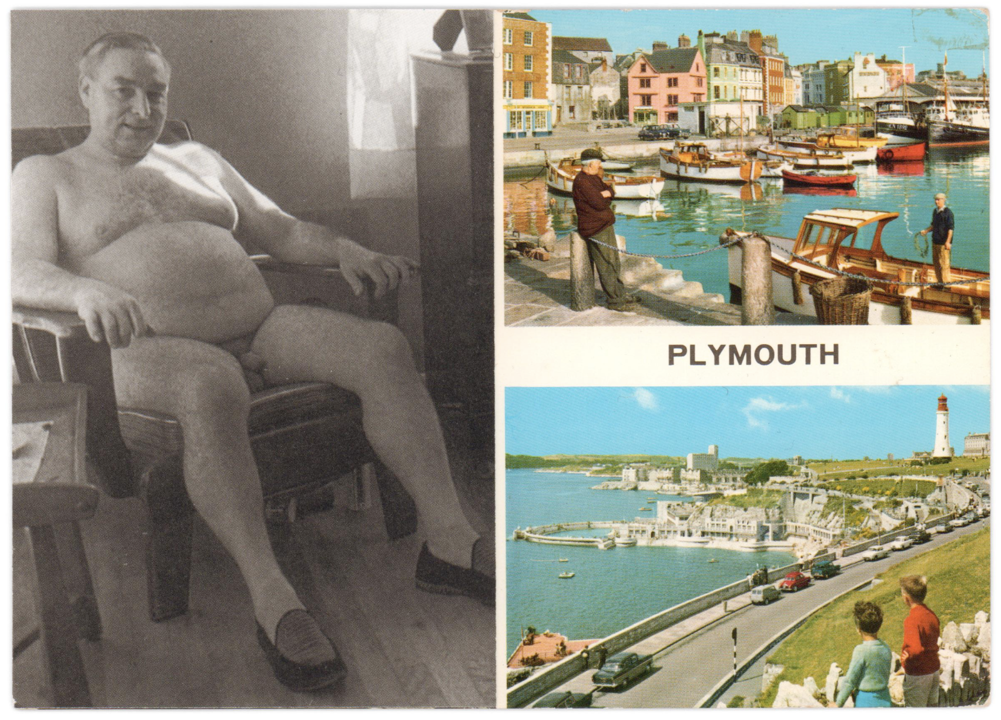 Plymouth, 2017, collage, 14 x 9 cm