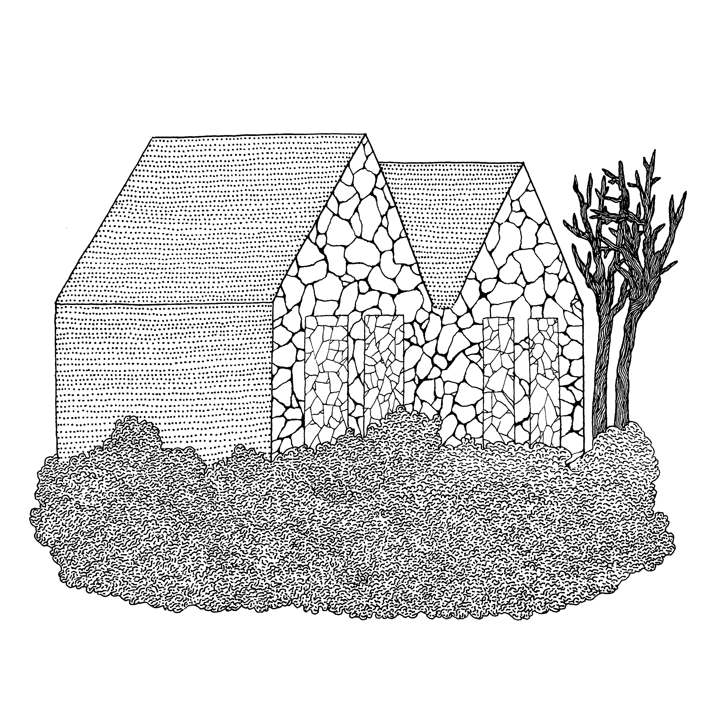 Fragile House from Edward Hopper’s painting