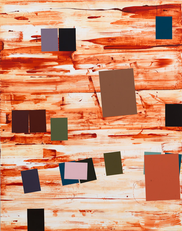 Untitled, acrylic on board, 60" x 47", 152 x 120cm 