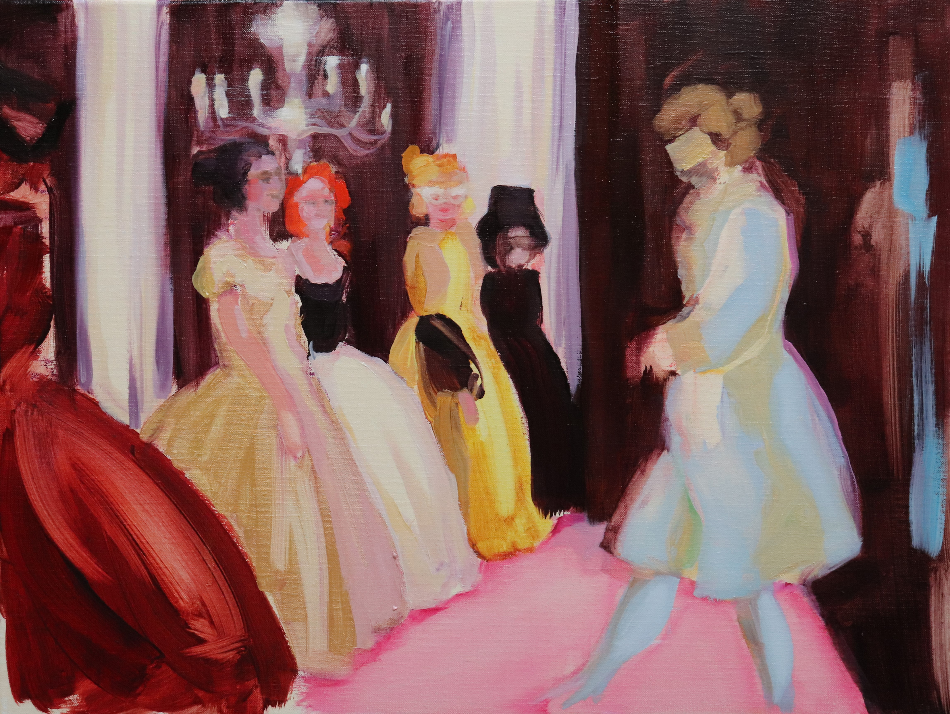 MinuetOil on linen, 46 x 61 cm