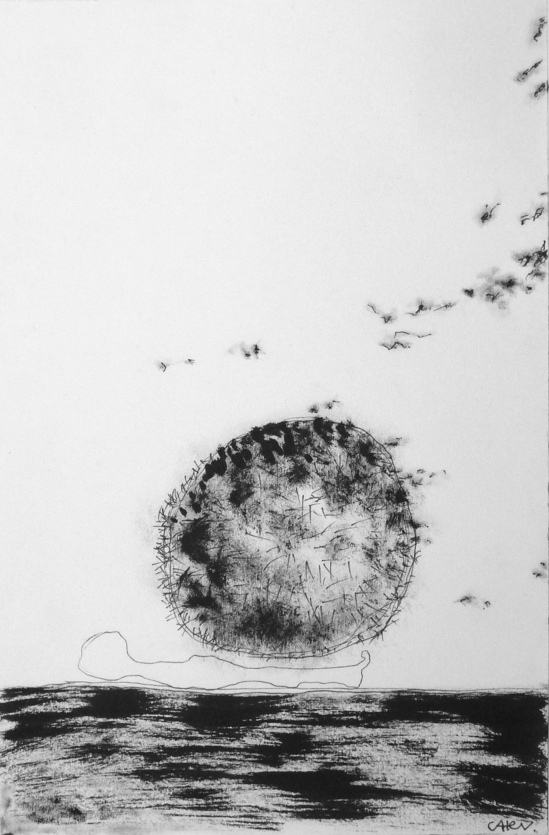 uit de serie Korte Berichten, inkt op papier, 21.5 x 14.2 cm, 2003