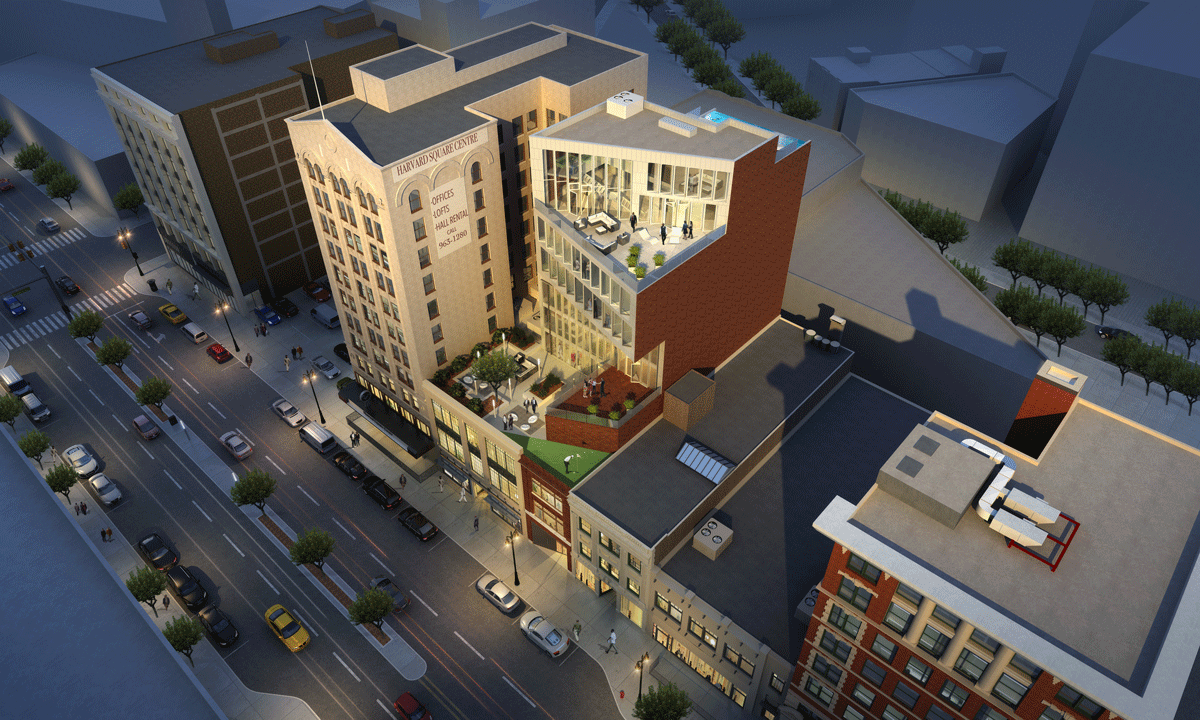 Aerial View from SouthRendering © Hard Rock Digital Technology Co. LTD