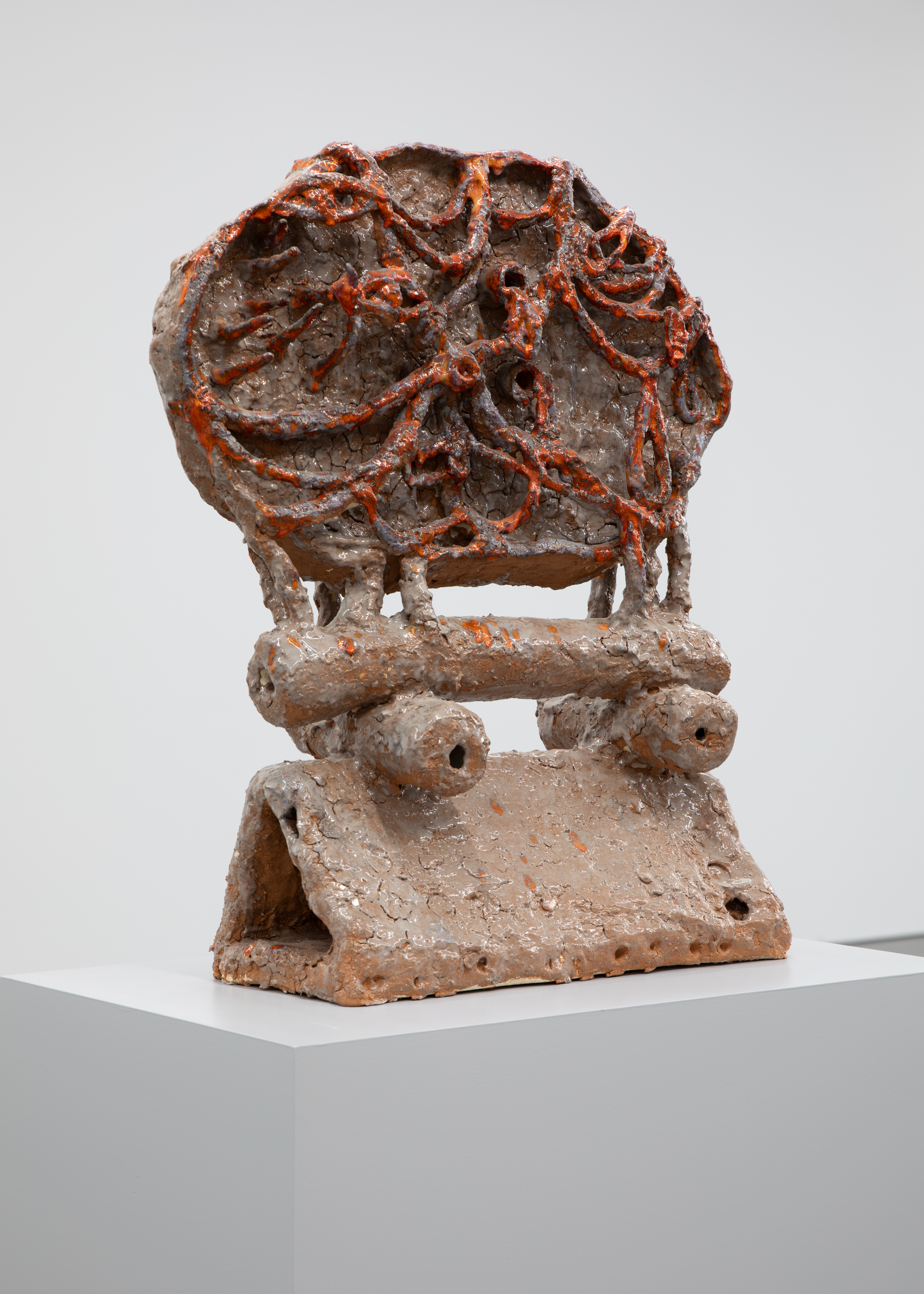 Tom Volkaert: 'Sculler & Mully', 2025. Glazed ceramics, 66 x 80 x 30 cm