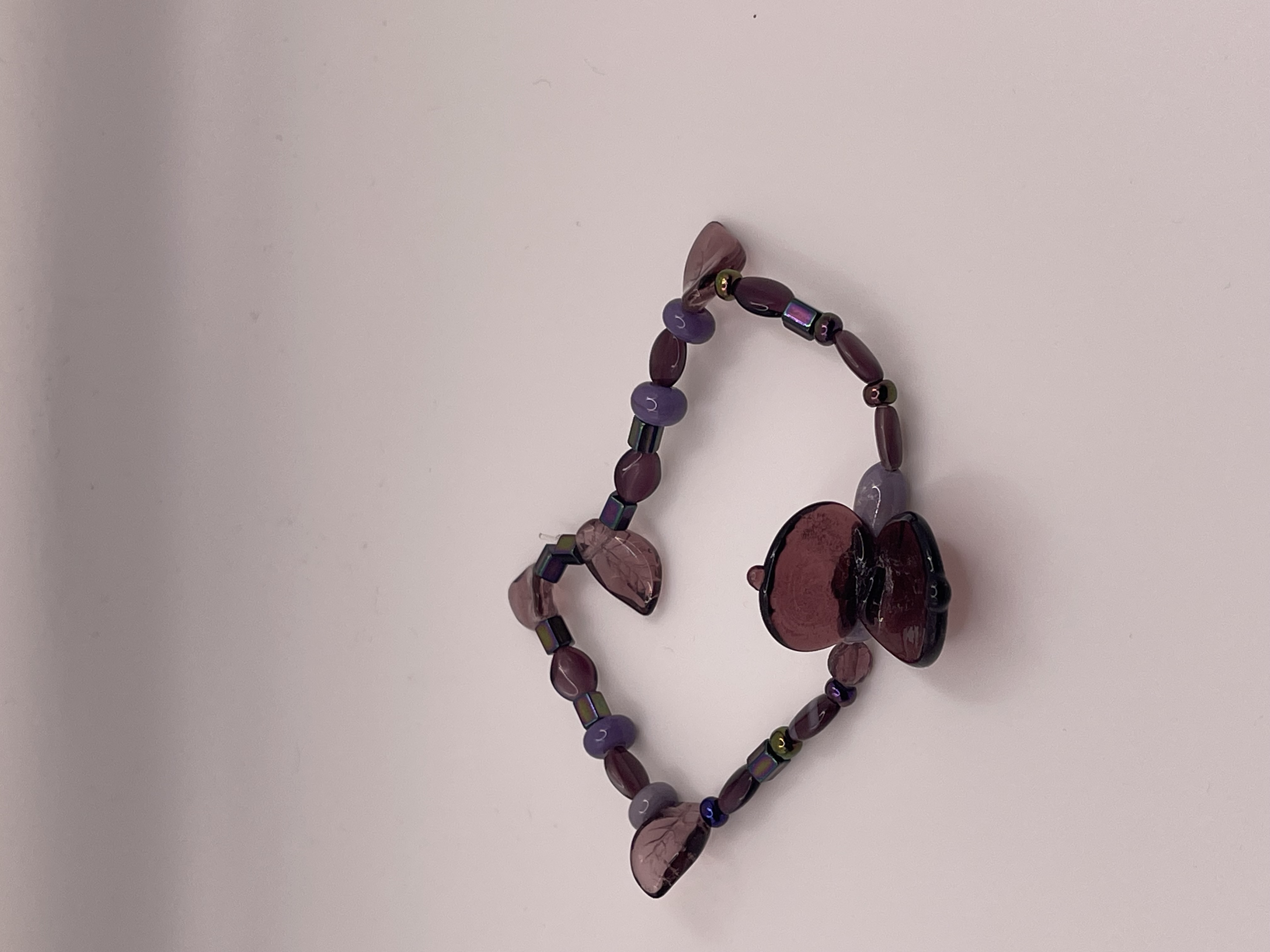 Dragonfly Bracelet, Glass, Elastic