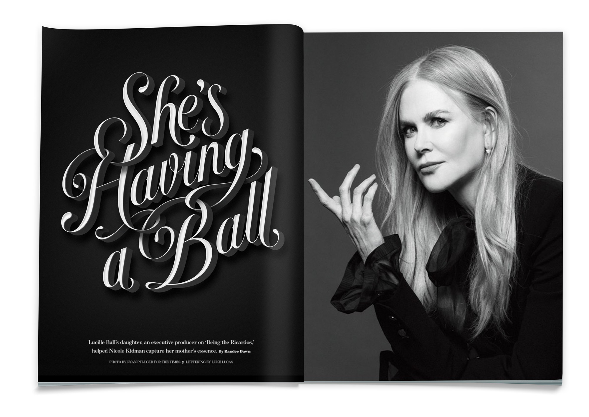 LA Times Magazine – She's Having A Ball – February 2022
