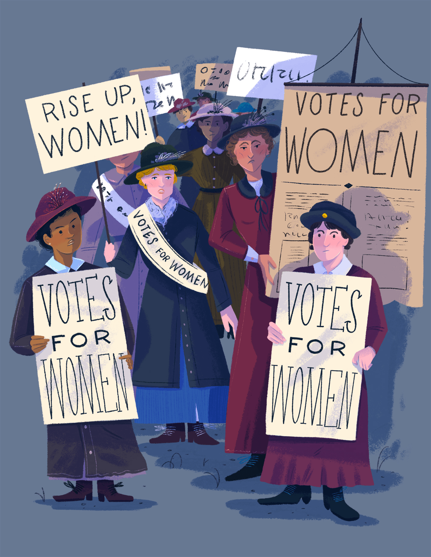 Woman suffragettes. 