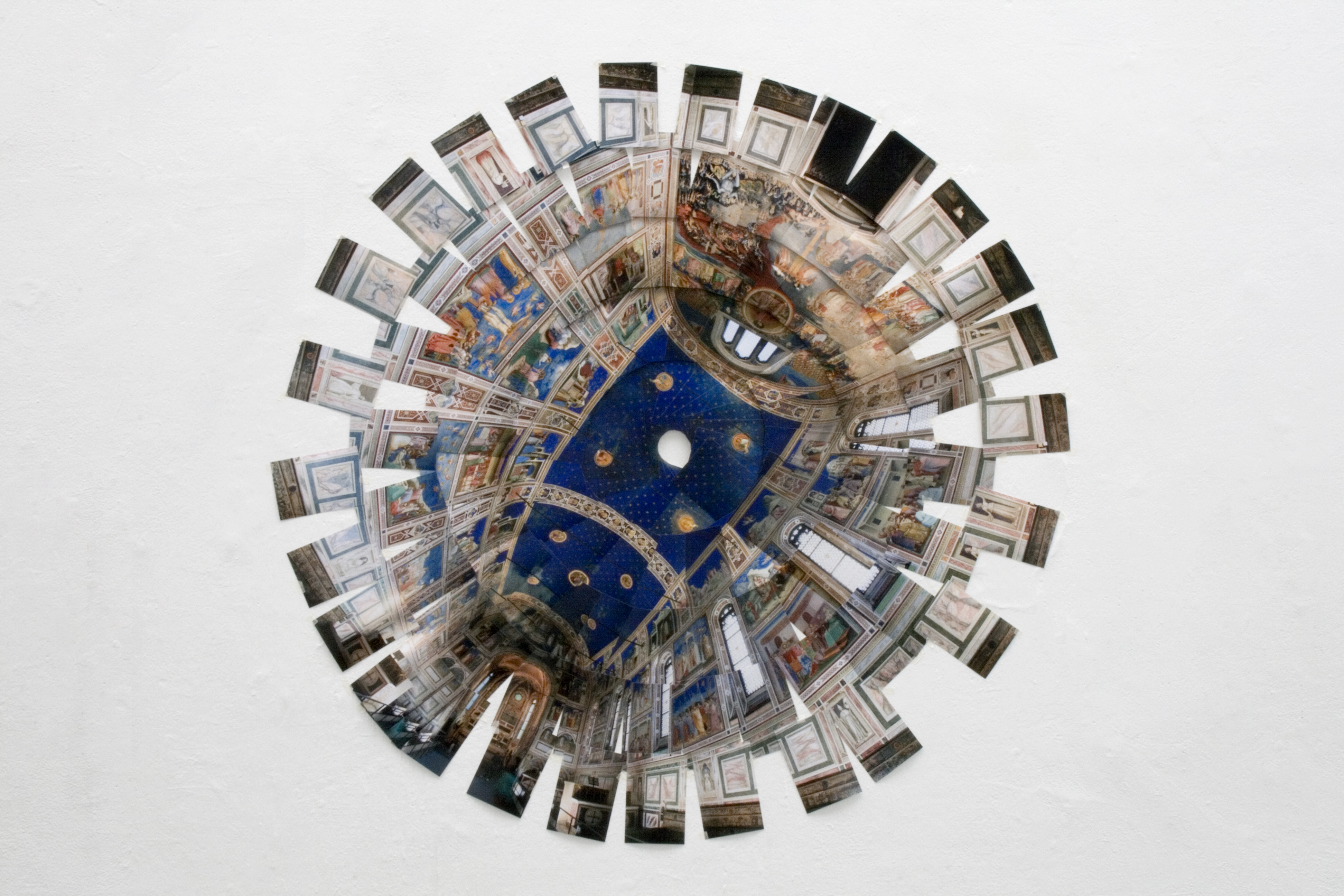 Aperture, 2014, 160cm D, photographic prints