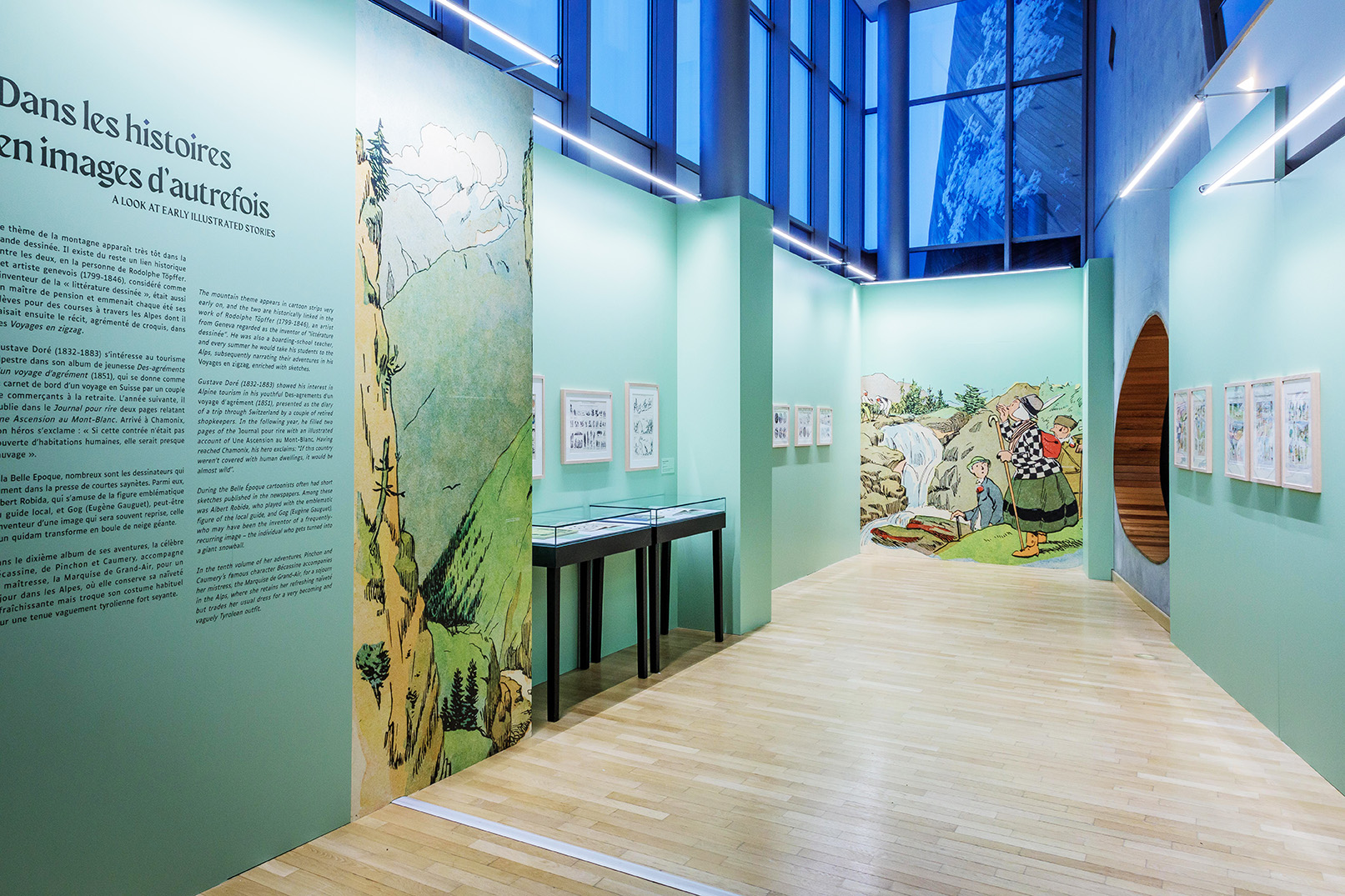 Exposition temporaire - Lignes de crête, la bande dessinée sur les sommets