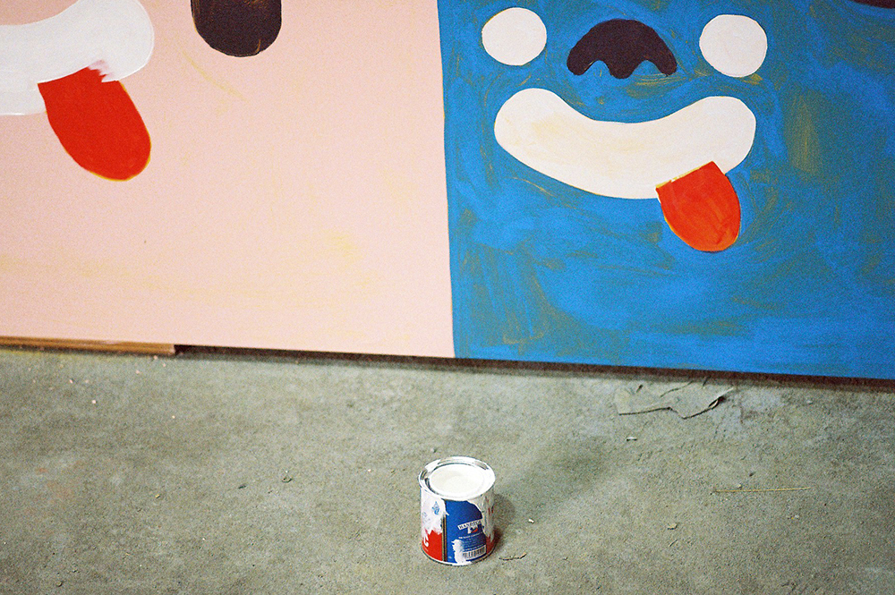 A POPP HERO table tennis table with custom artwork being applied