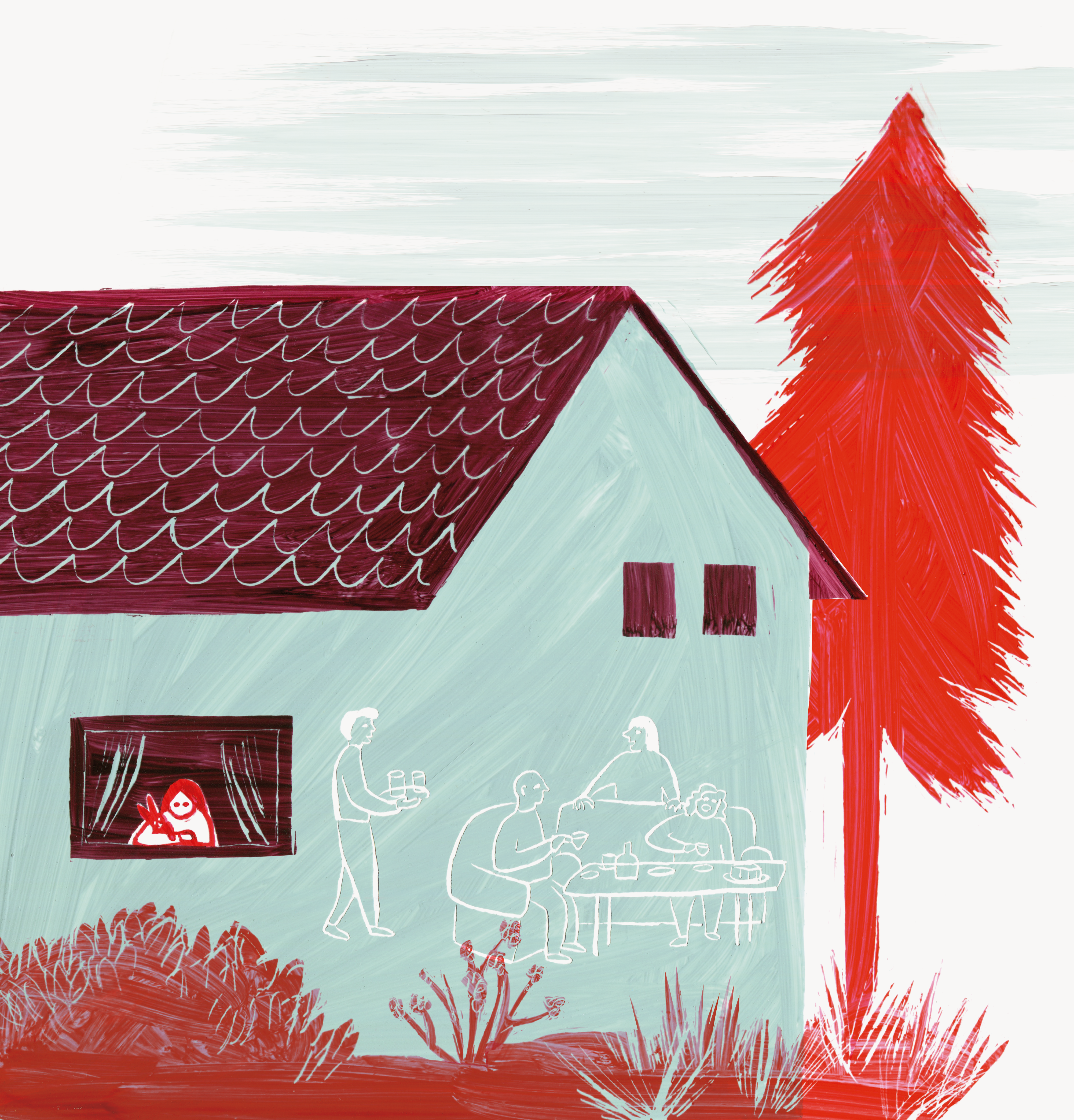 Er sagte, er tue es aus LiebeIllustration